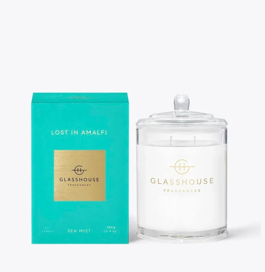 Glasshouse Candle Lost in Amalfi