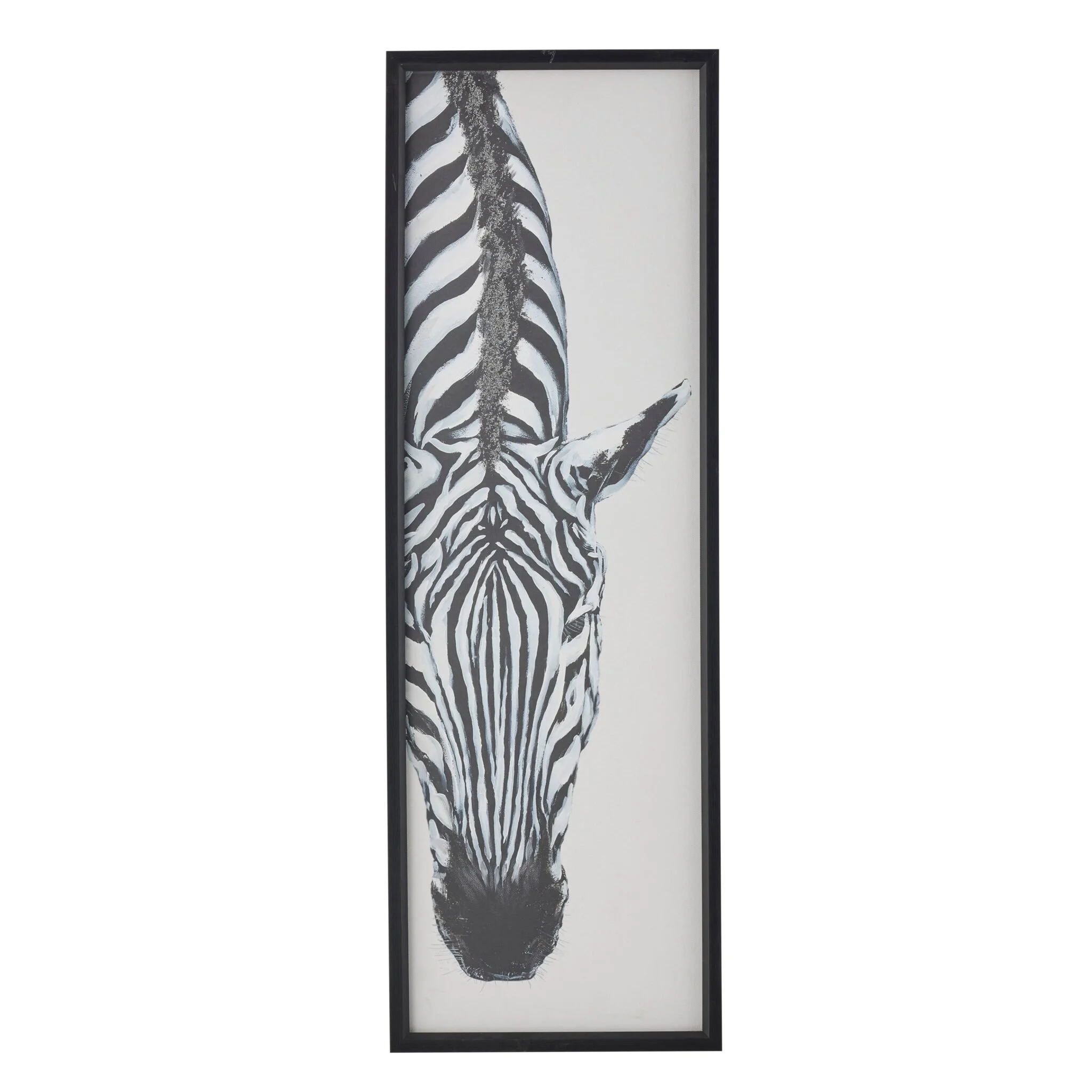 Zebra Framed Canvas Wall Art