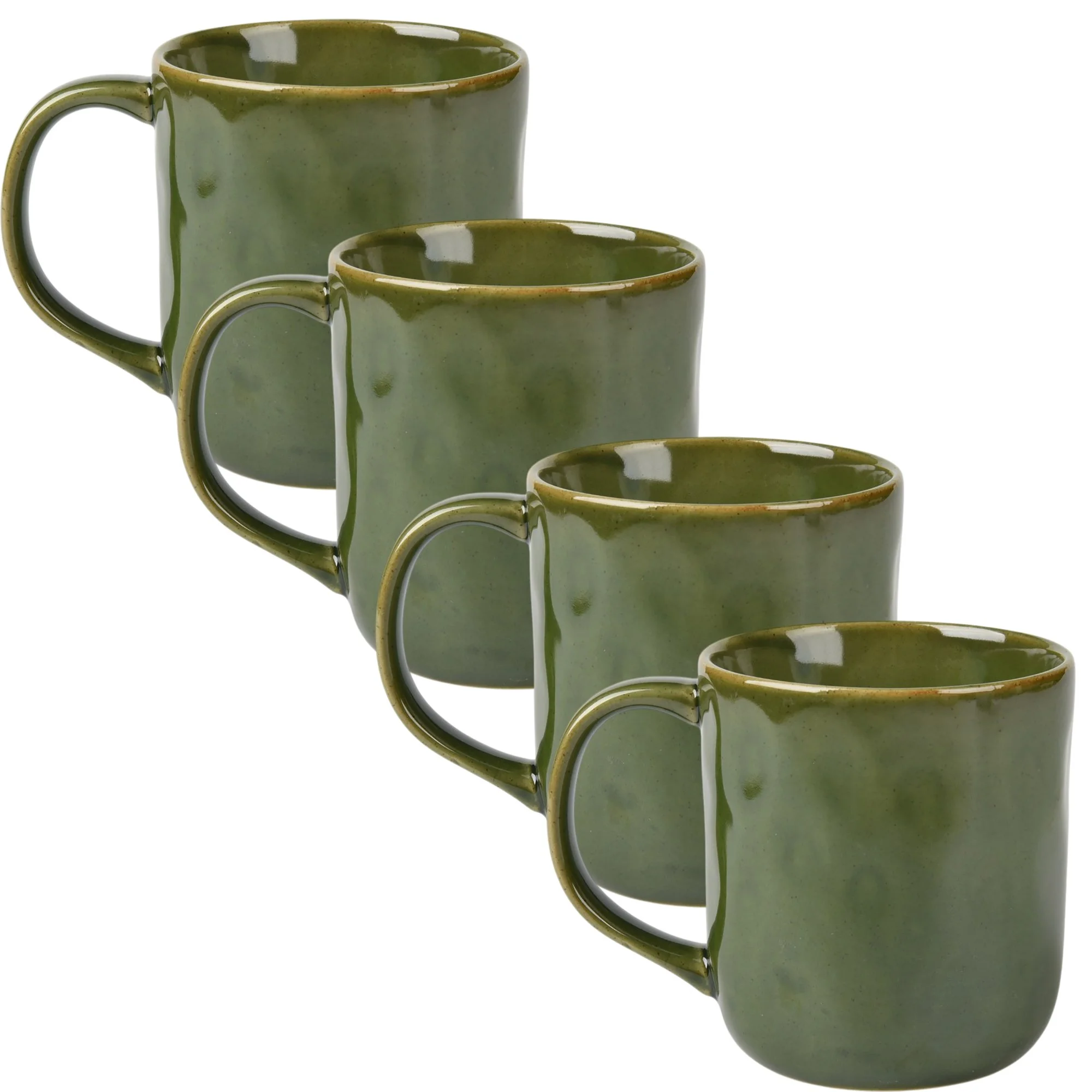 Set of 4 Mirth Mug Olive