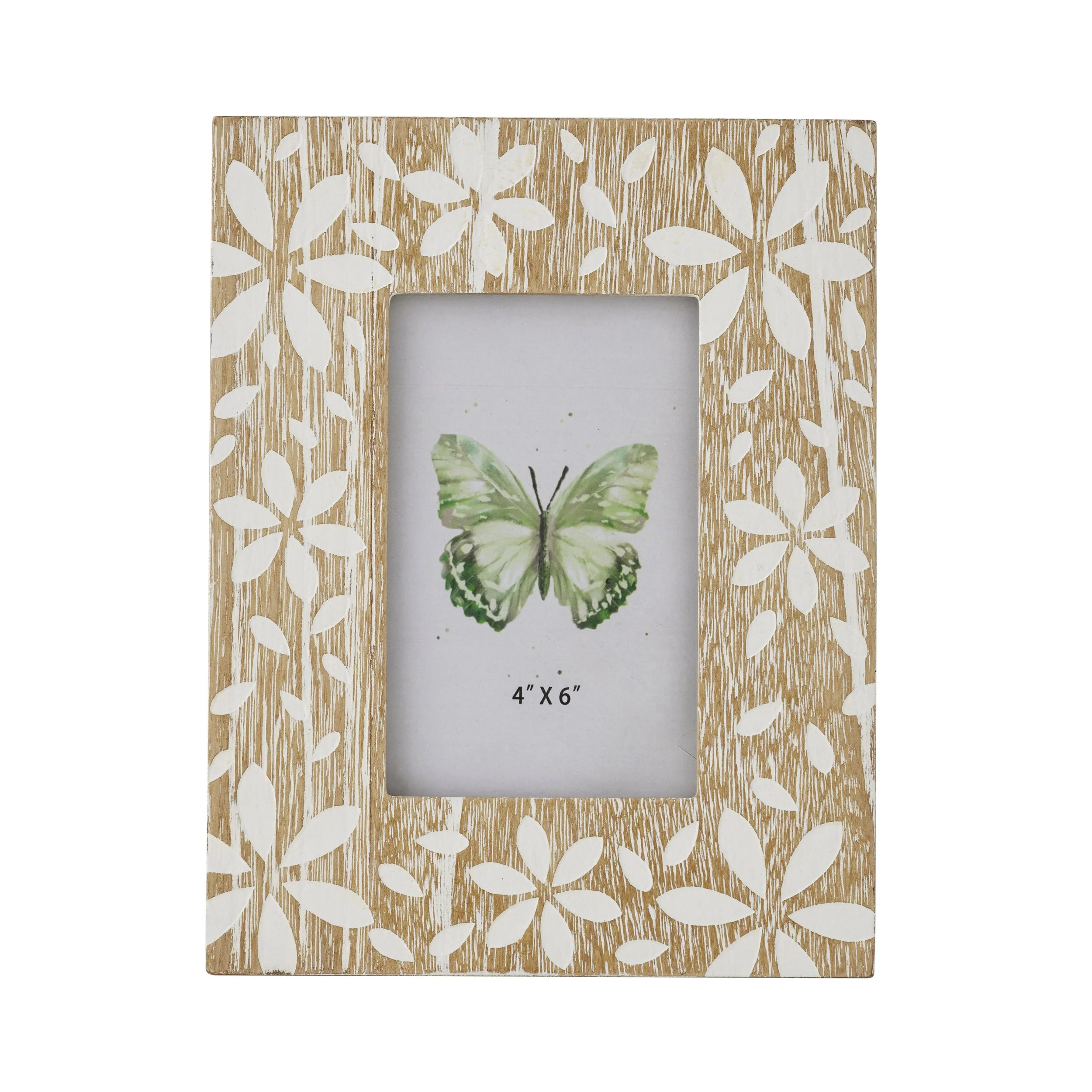 4 x 6 Flowers Design Photo Frame