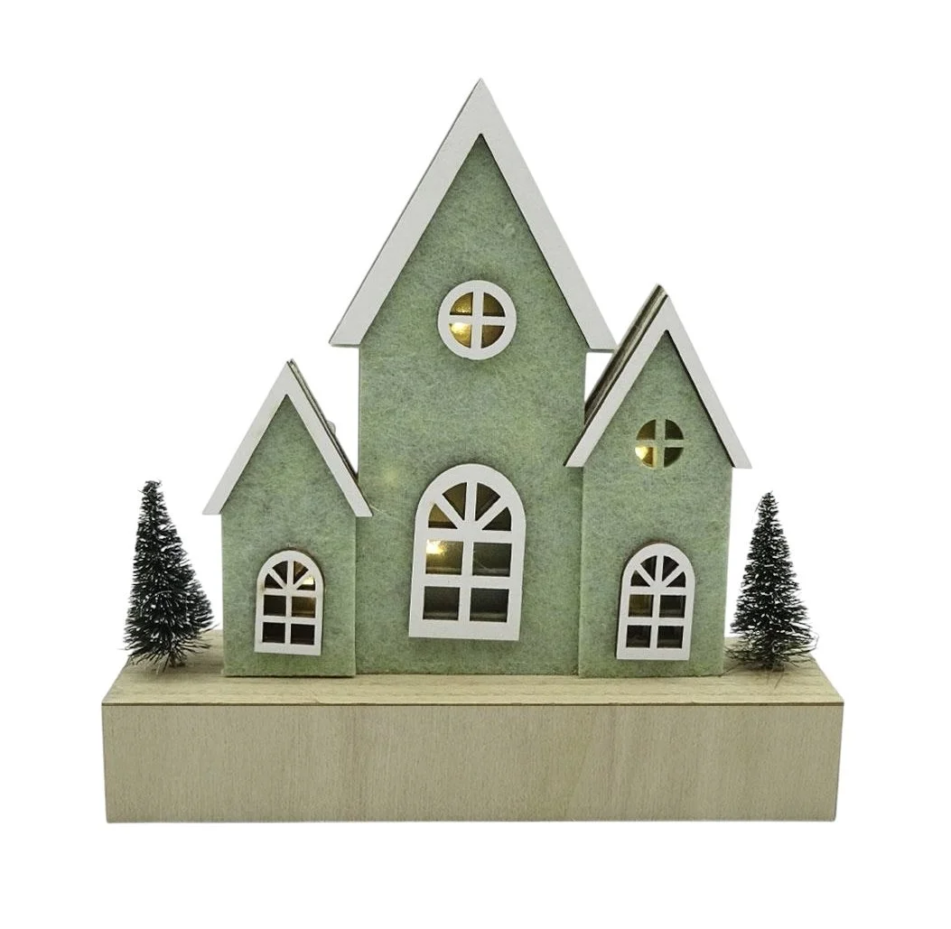 Christmas Village LED - Wooden & Felt