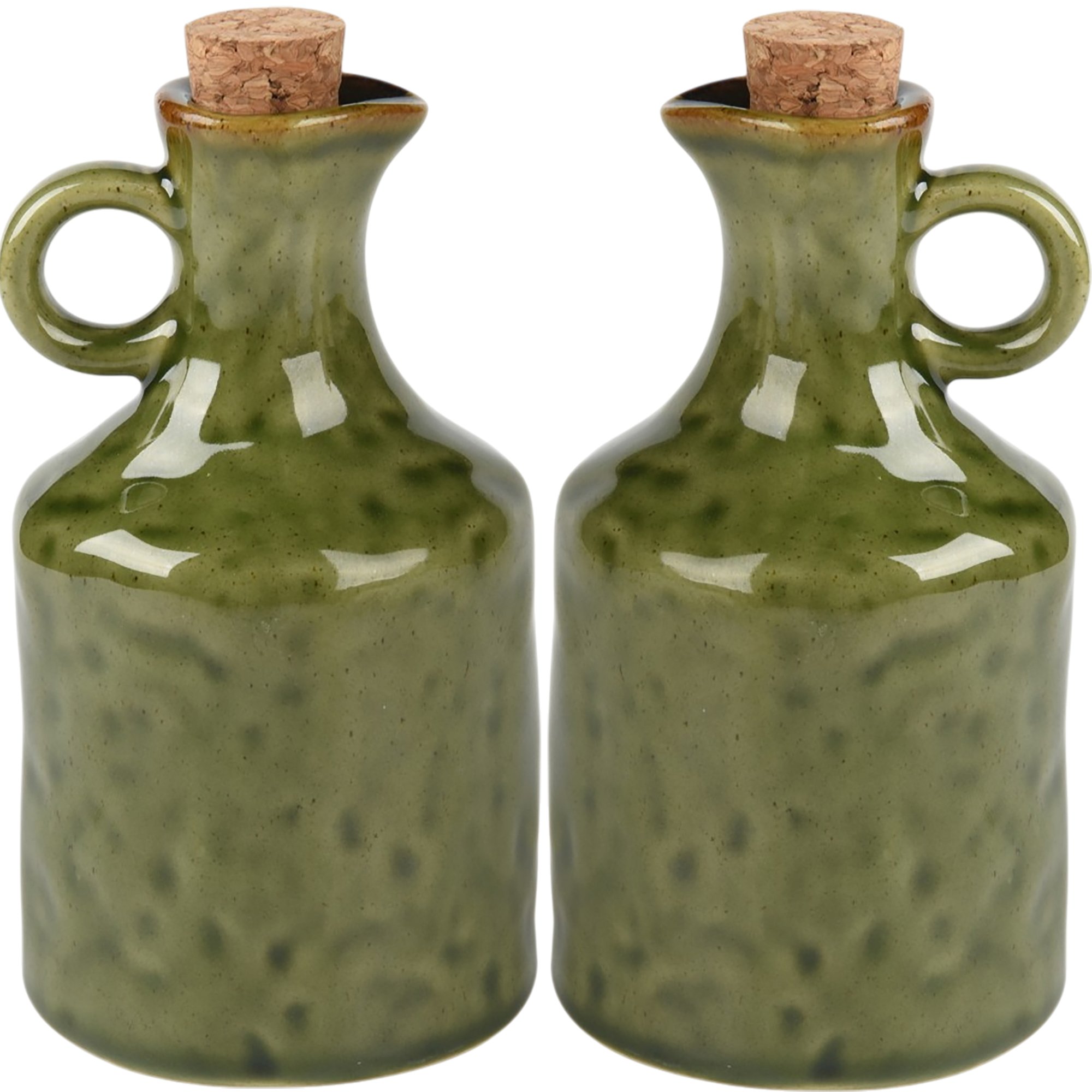 Set of 2 Oil Vessel 450ml Olive