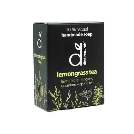 Dindi Naturals Lemon Grass Tea Boxed Soap