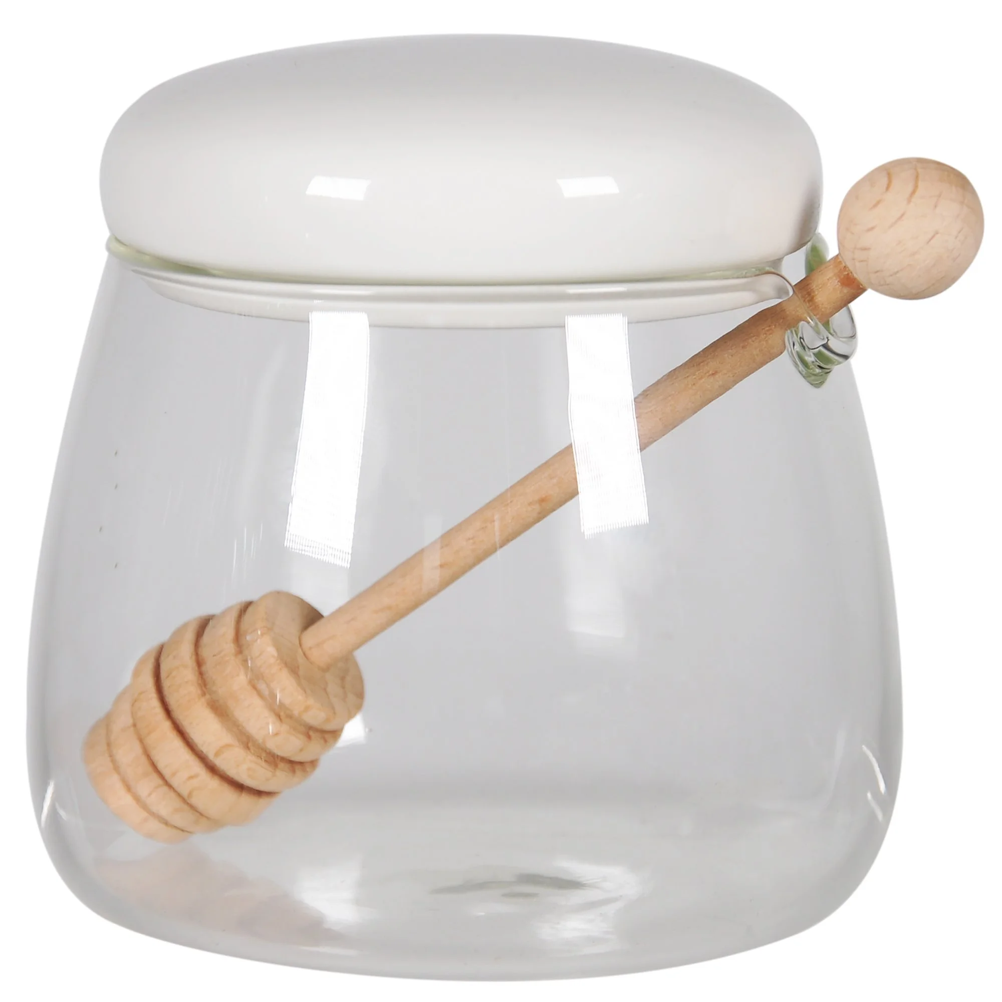 Honey Jar 350ml + Dipper 9x9cm