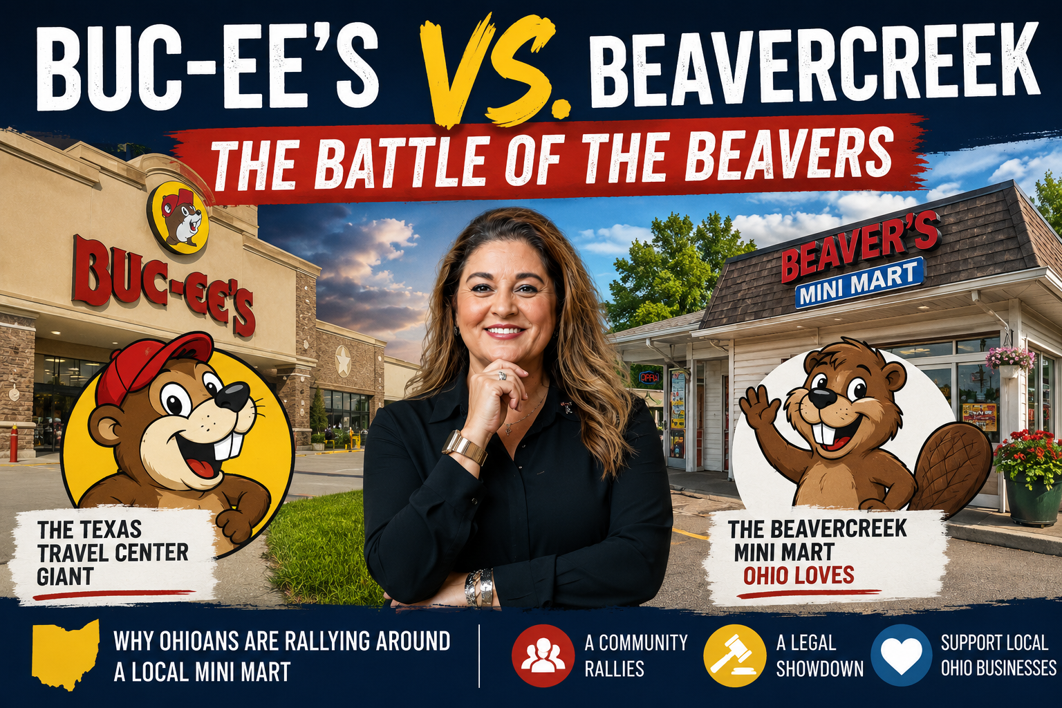 Buc-ee’s Came to Ohio With a Bang. Now a Beaver Logo Lawsuit Has Ohioans Fired Up