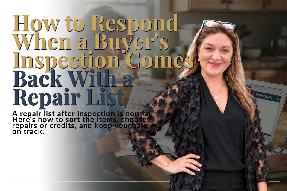 How to Respond When a Buyer's Inspection Comes Back With a Repair List