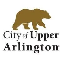 Logo of the City of Upper Arlington featuring a bear icon and text.
