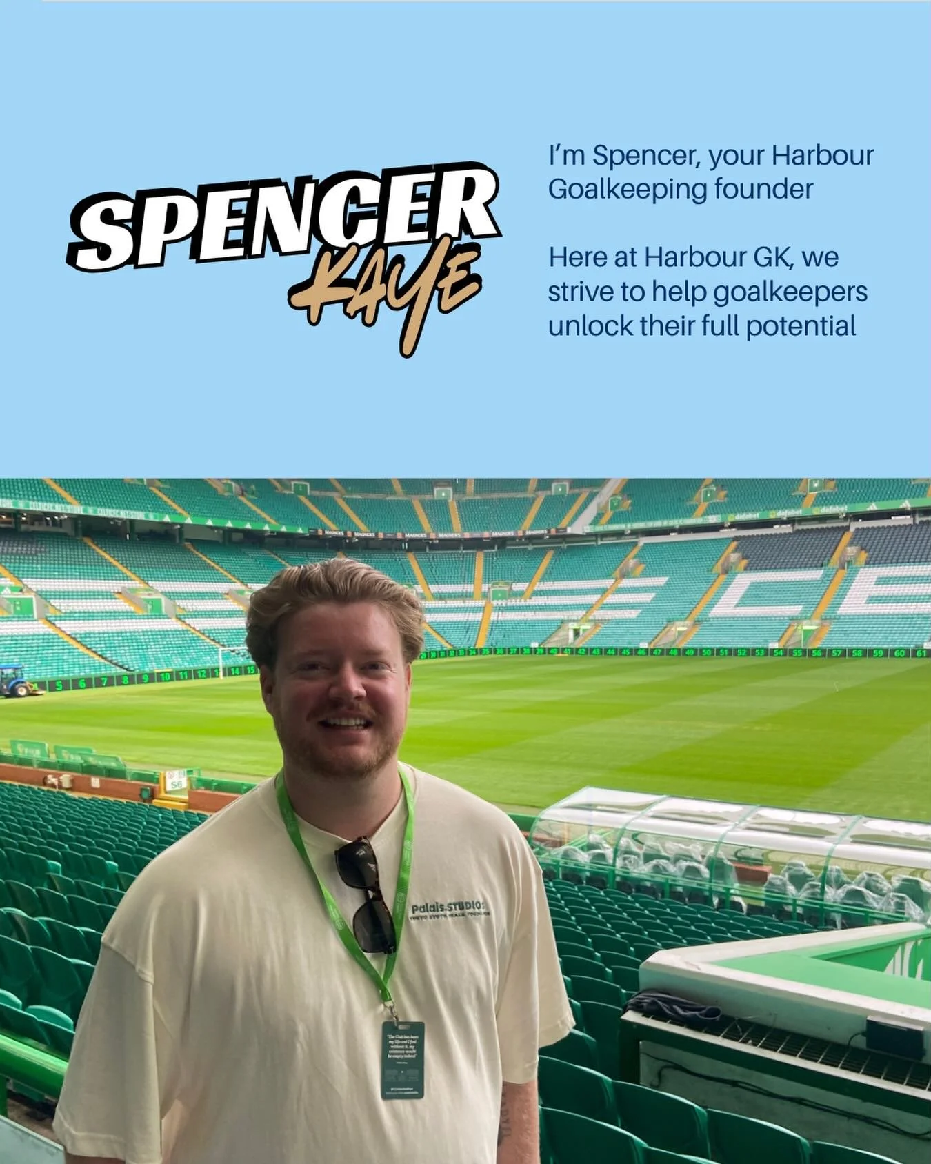 I&rsquo;m Spencer, your Habour Football Founder. My passion for goalkeeping and coaching has motivated me to start HG

I have been coaching for over a decade and am extremely excited for the newest venture of my coaching career

Here at HG, we strive