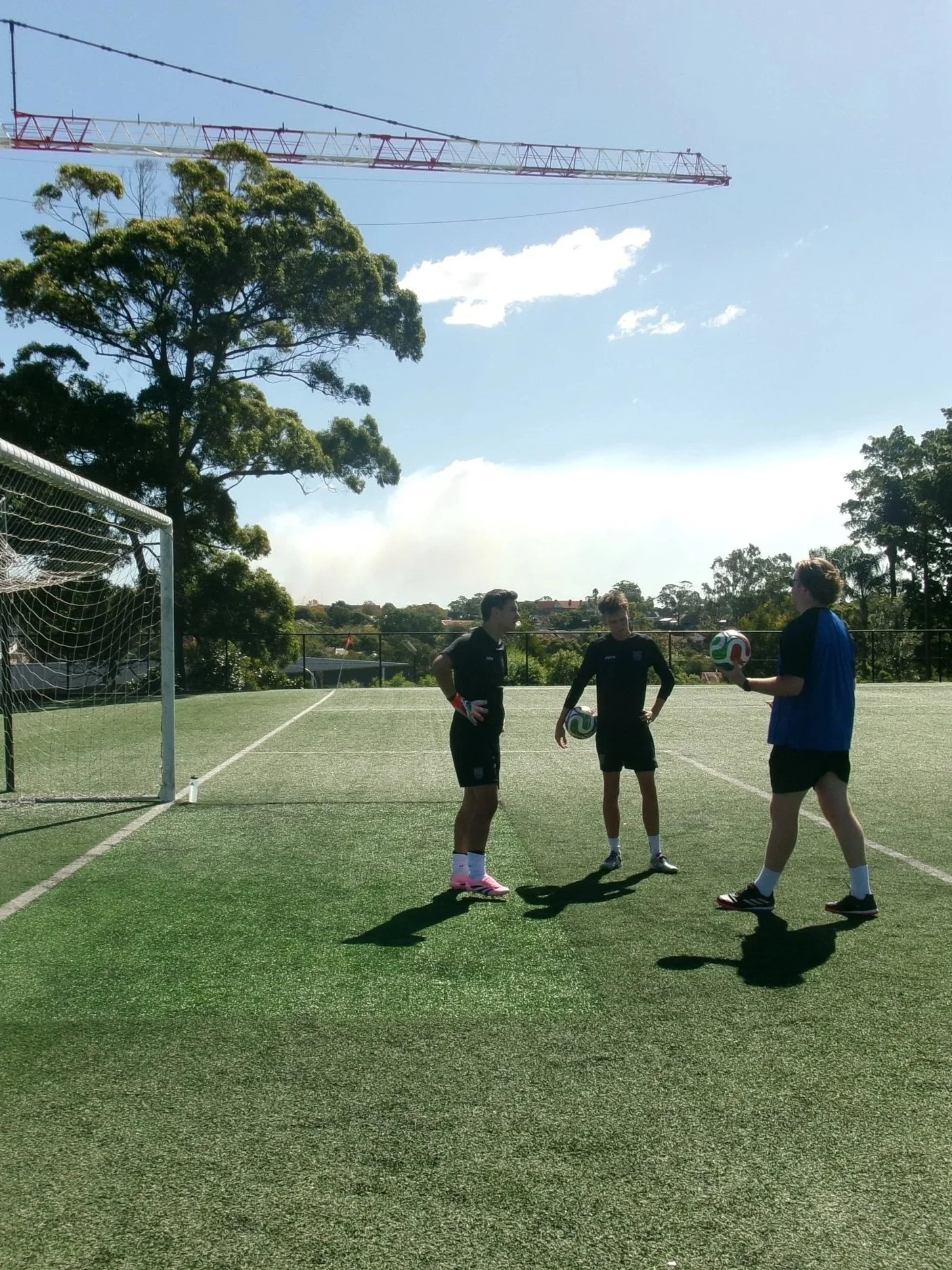 Small group private goalkeeper coaching session on Sydney's North Shore and Northern Beaches