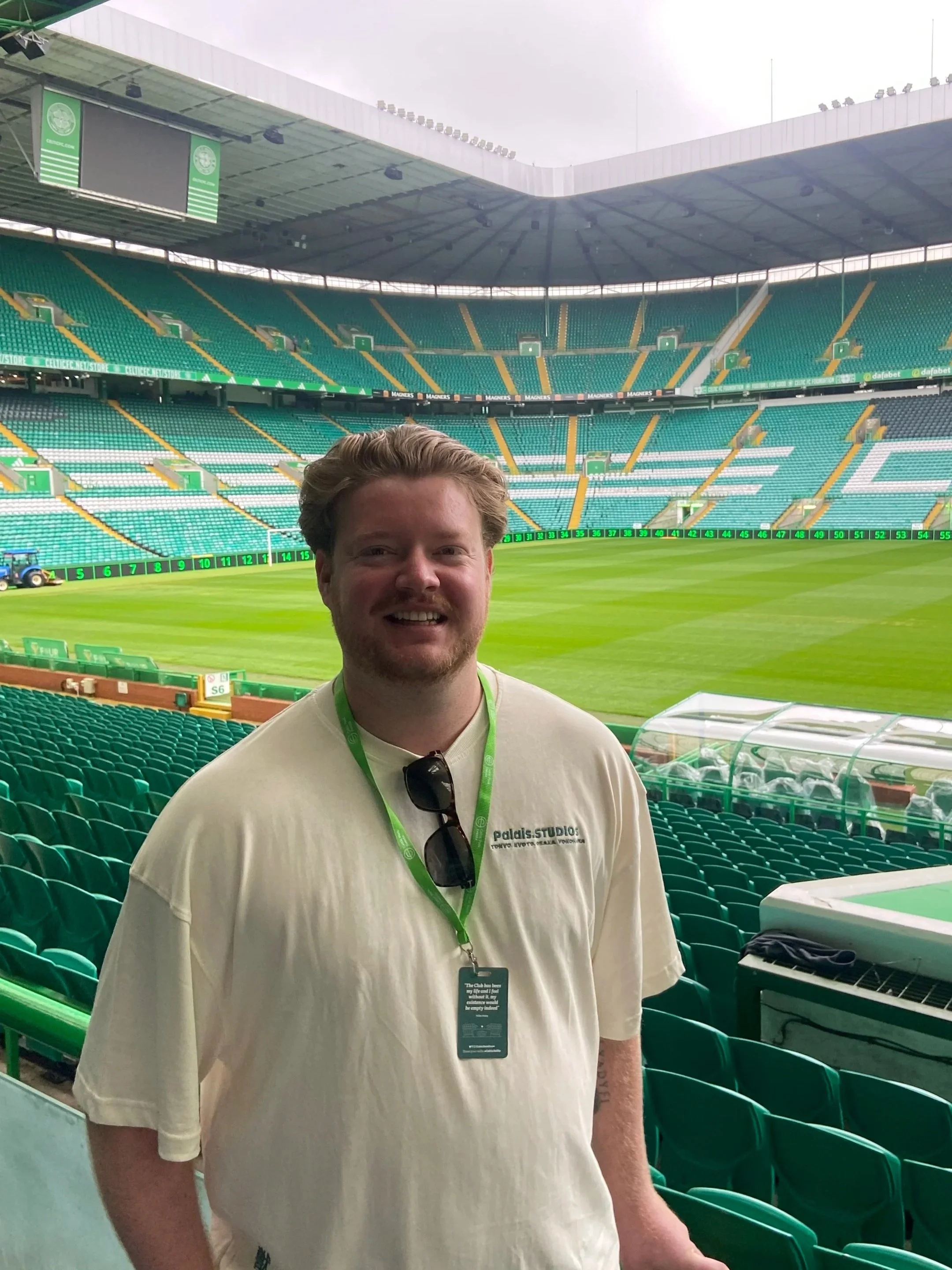 Harbour Goalkeeper coach standing at a football stadium