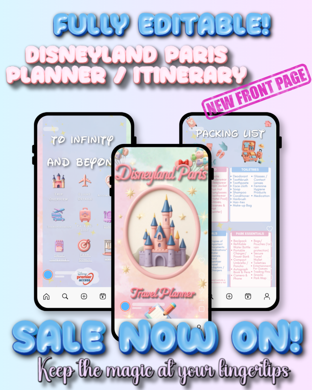 Disneyland Paris Mobile Itinerary Planner