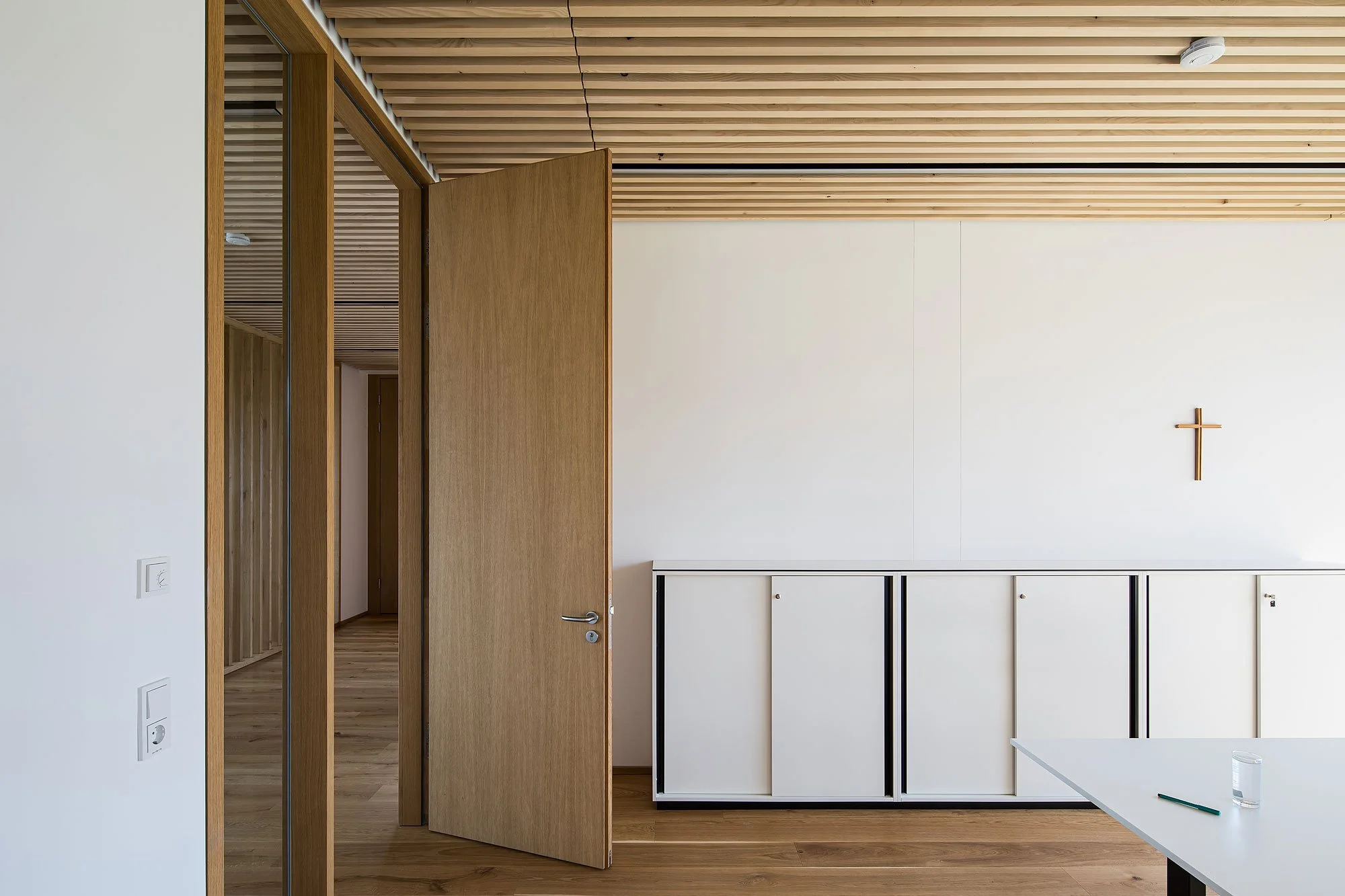 Dorfzentrum Niederndorf, Niederndorf, Bernhard Berger, Wolfgang Ritter, Christian Flatscher, Architekturfotografie, Fotografie, Architektur, Tirol