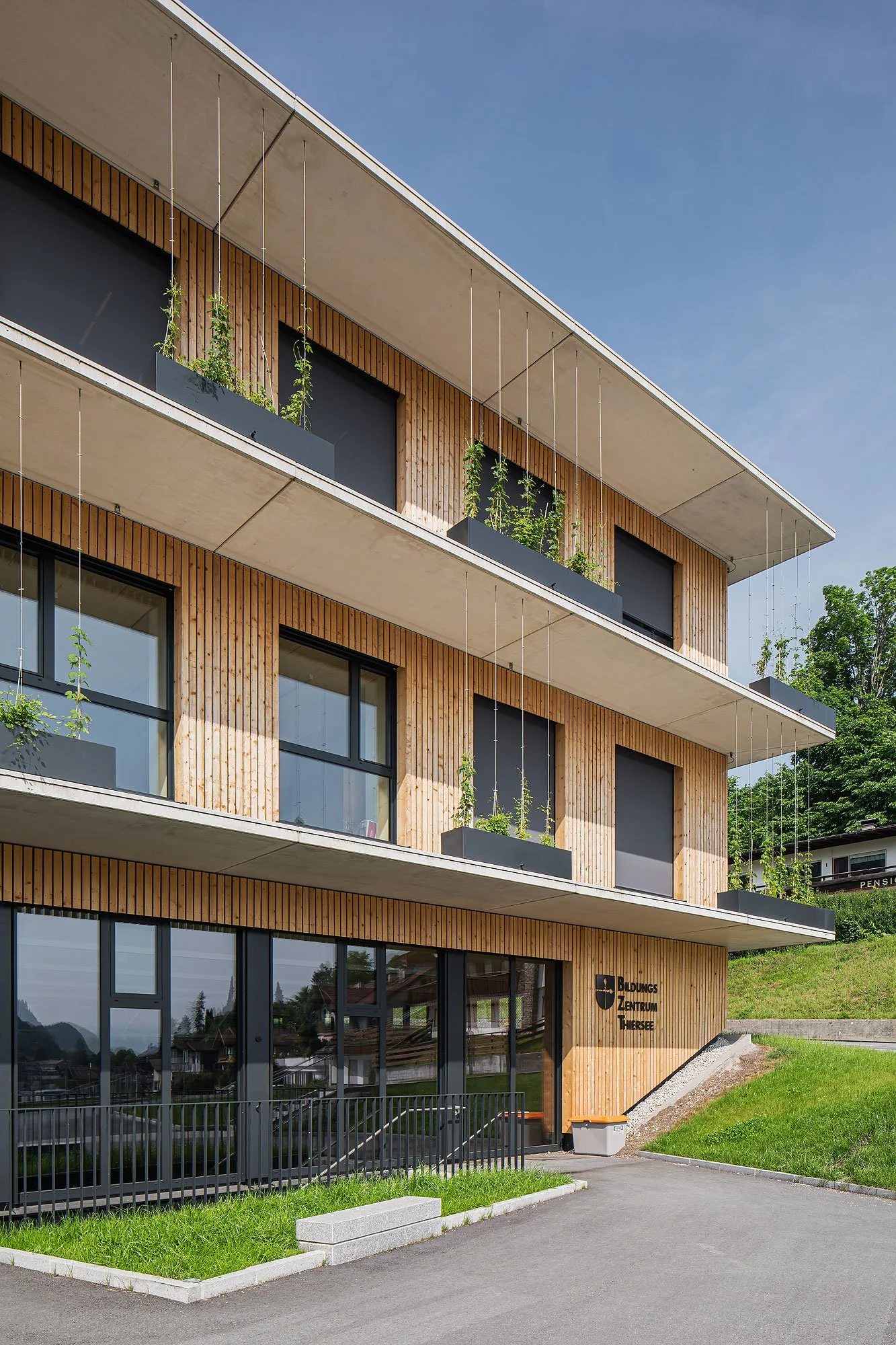 Bildungszentrum Thiersee, Thiersee, Studio 23 Architektur, Christian Flatscher, Architekturfotografie, Fotografie, Architektur, Tirol