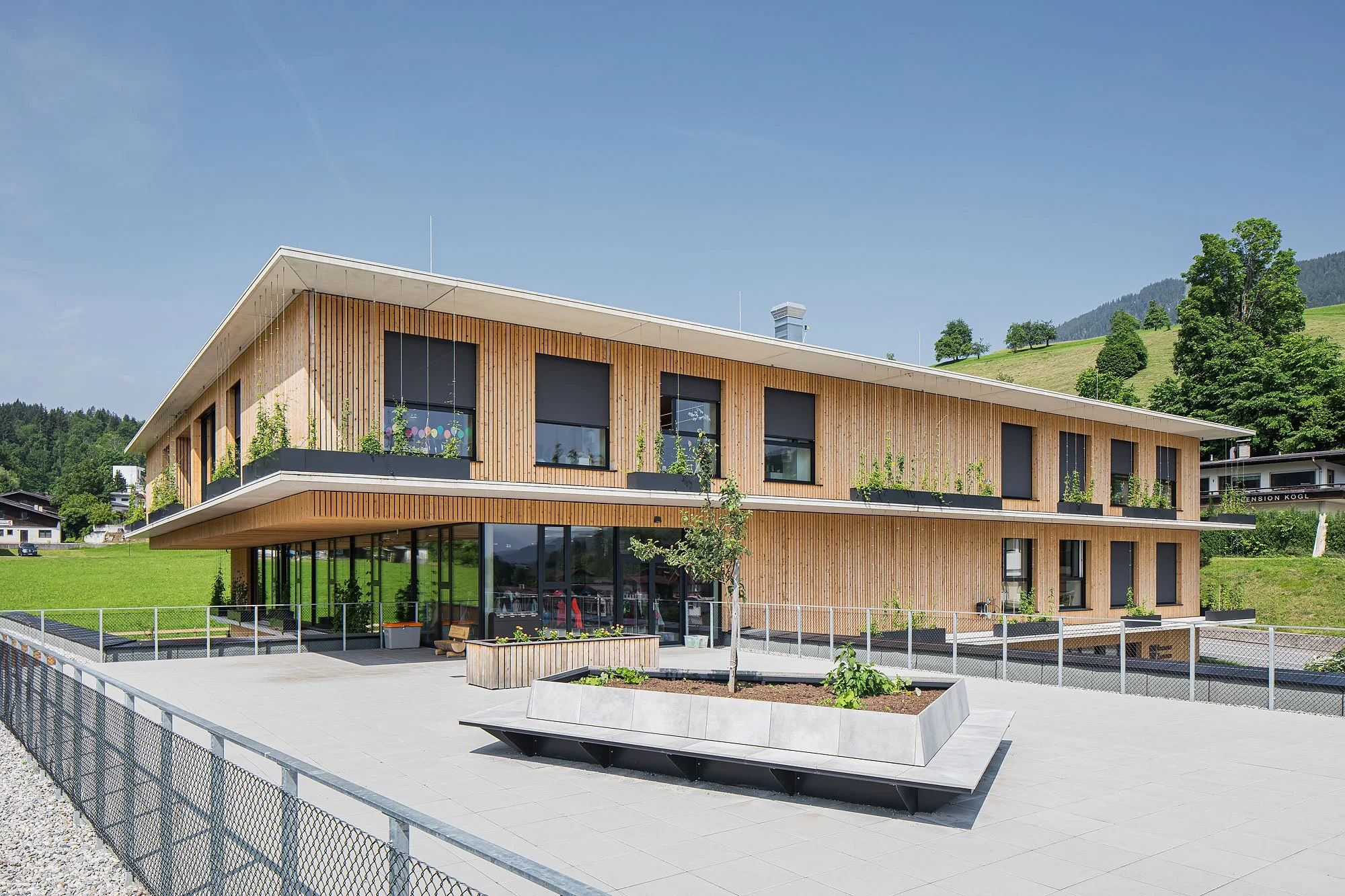 Bildungszentrum Thiersee, Thiersee, Studio 23 Architektur, Christian Flatscher, Architekturfotografie, Fotografie, Architektur, Tirol