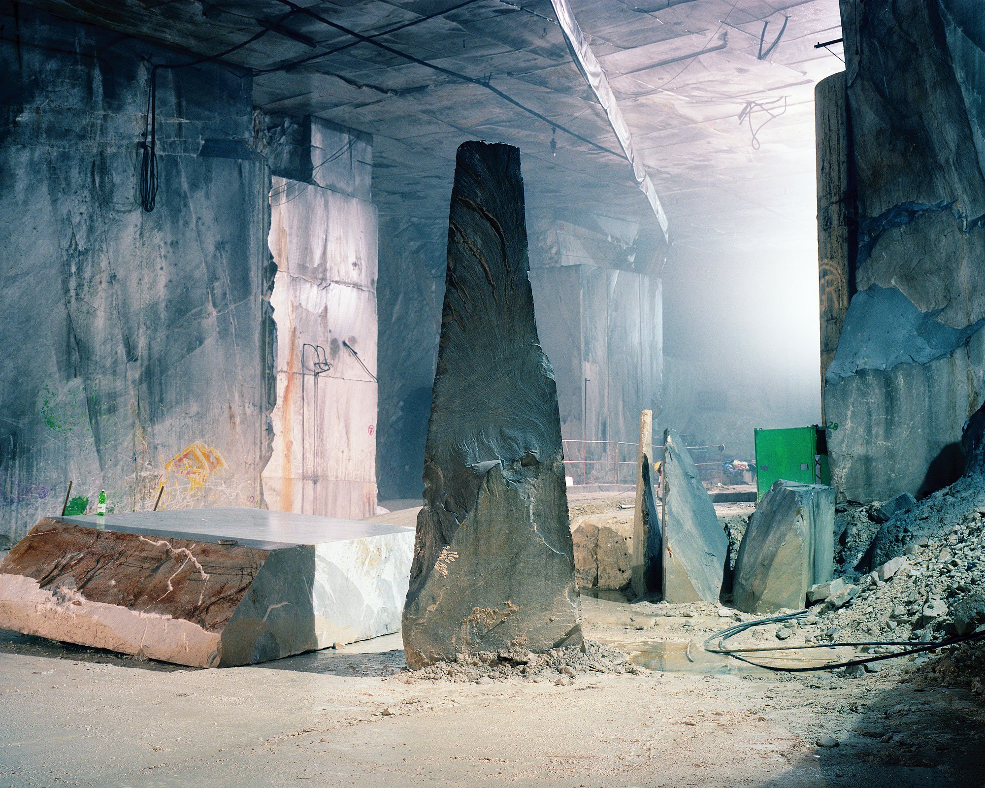 Marmorhöhle, Carrara, Toskana, Mamiya 7, analoge Fotografie, Christian Flatscher