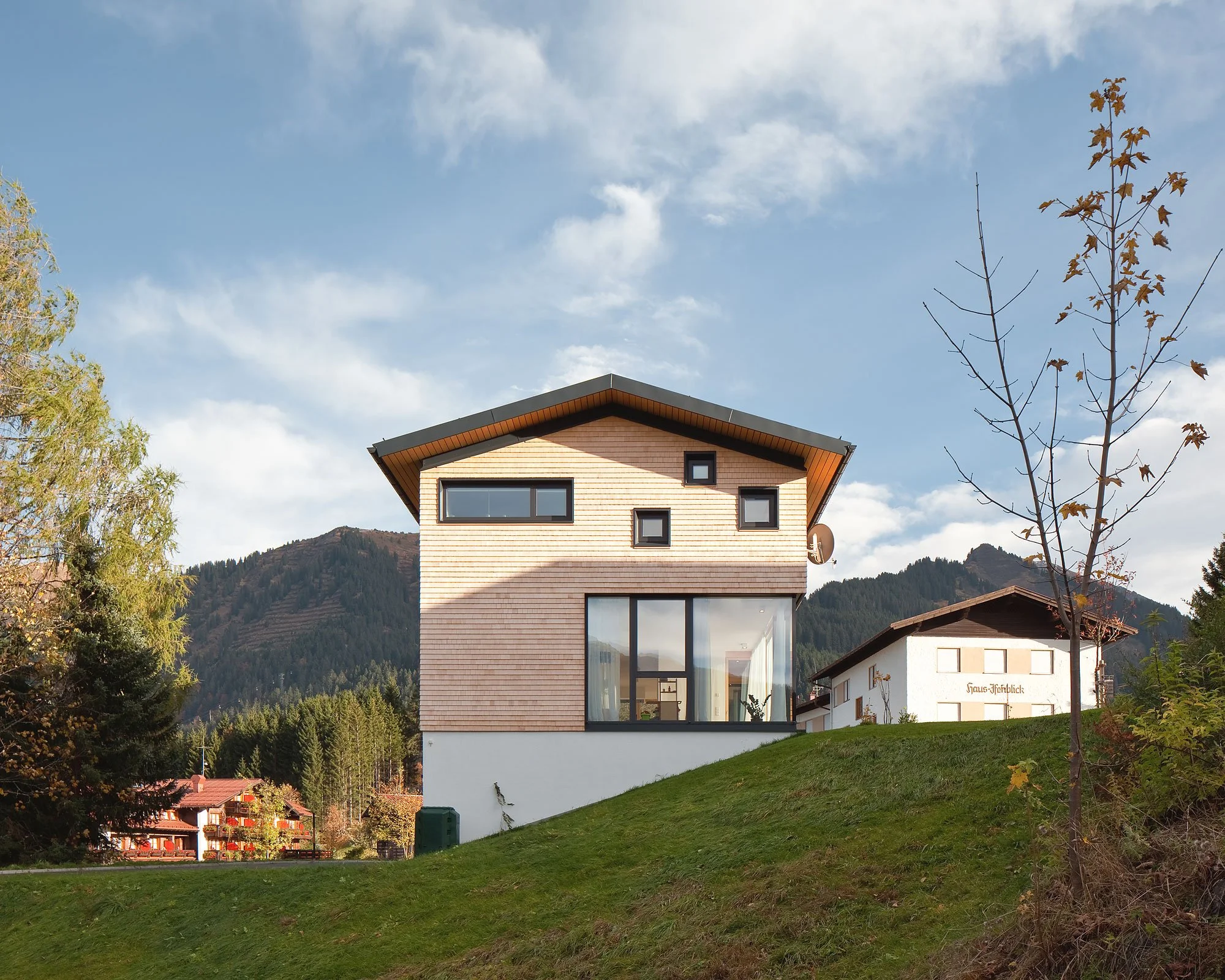 Haus E, Hirschegg, Pfanzelt Architekten, Alexander Pfanzelt, Christian Flatscher, Architekturfotografie, Fotografie, Architektur, Vorarlberg