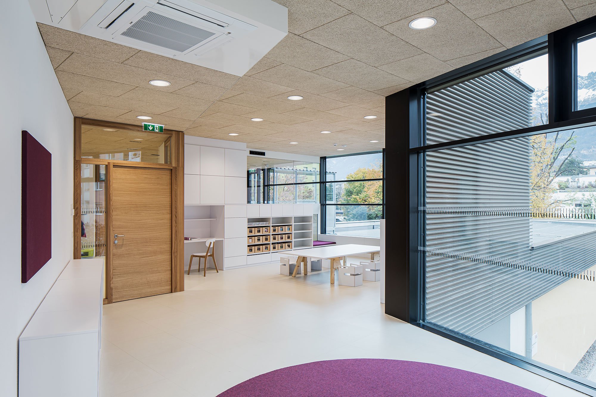 Kindergarten Reichenau Süd, Innsbruck, Mario Gasser, IIG, Christian Flatscher, Architekturfotografie, Fotografie, Architektur, Tirol