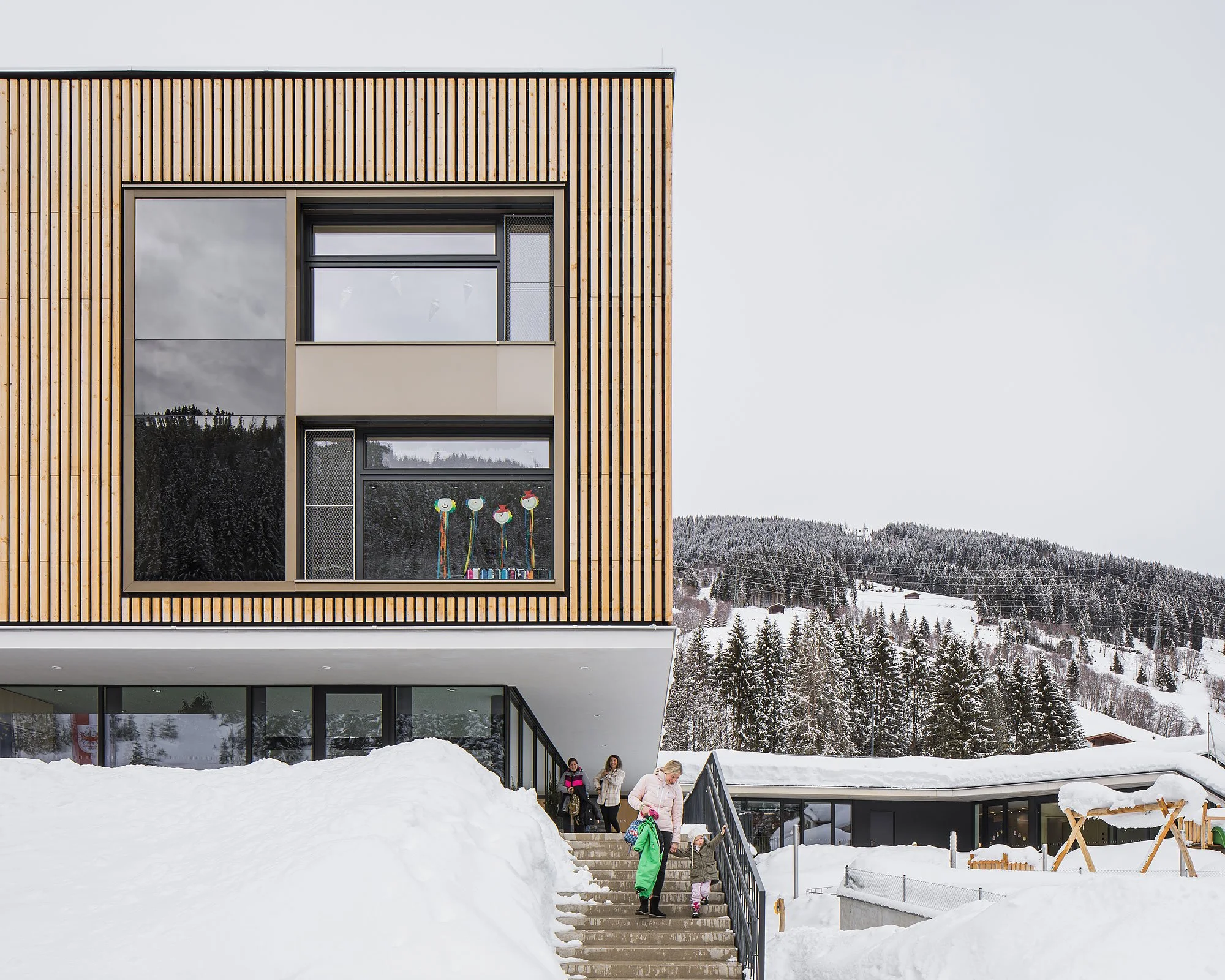 Bildungszentrum Gerlos, Gerlos, Unisono Architekten, Christian Flatscher, Architekturfotografie, Fotografie, Architektur, Tirol
