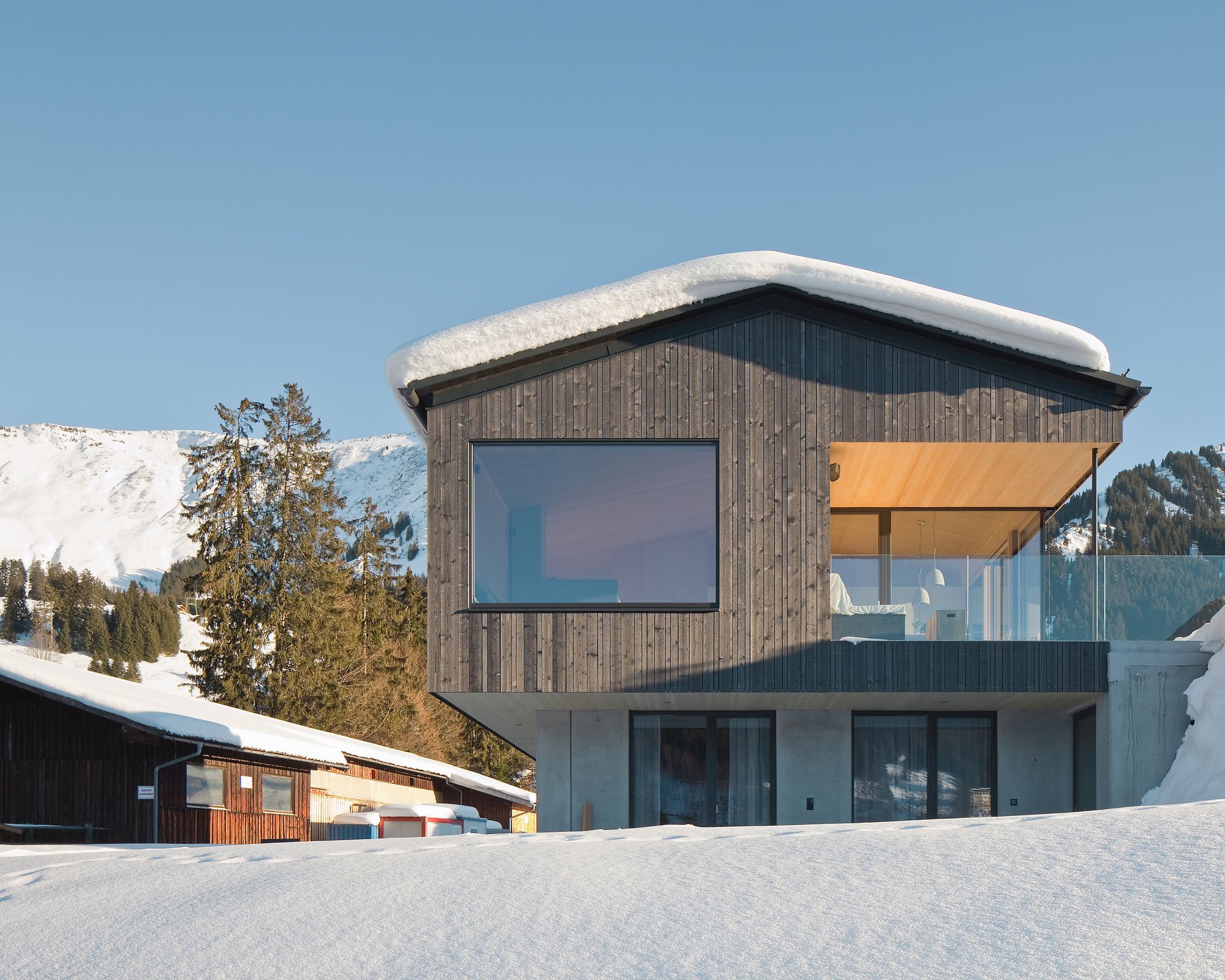 Haus S, Riezlern, Pfanzelt Architekten, Alexander Pfanzelt, Christian Flatscher, Architekturfotografie, Fotografie, Architektur, Vorarlberg