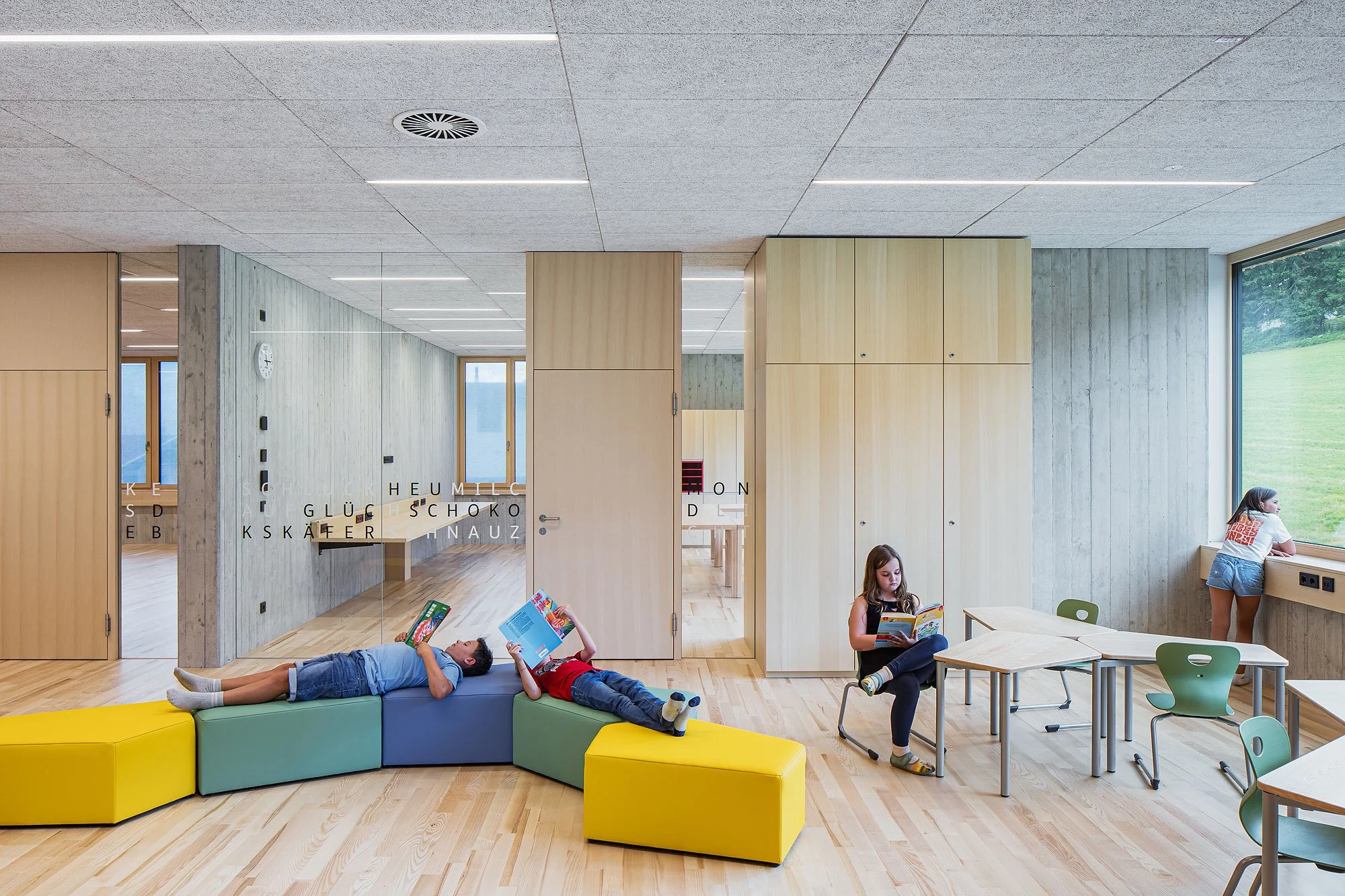 Bildungszentrum Terfens, Terfens, Heinlein Zierl Architekten, Michael Heinlein, Alois Zierl, Christian Flatscher, Architekturfotografie, Fotografie, Architektur, Tirol