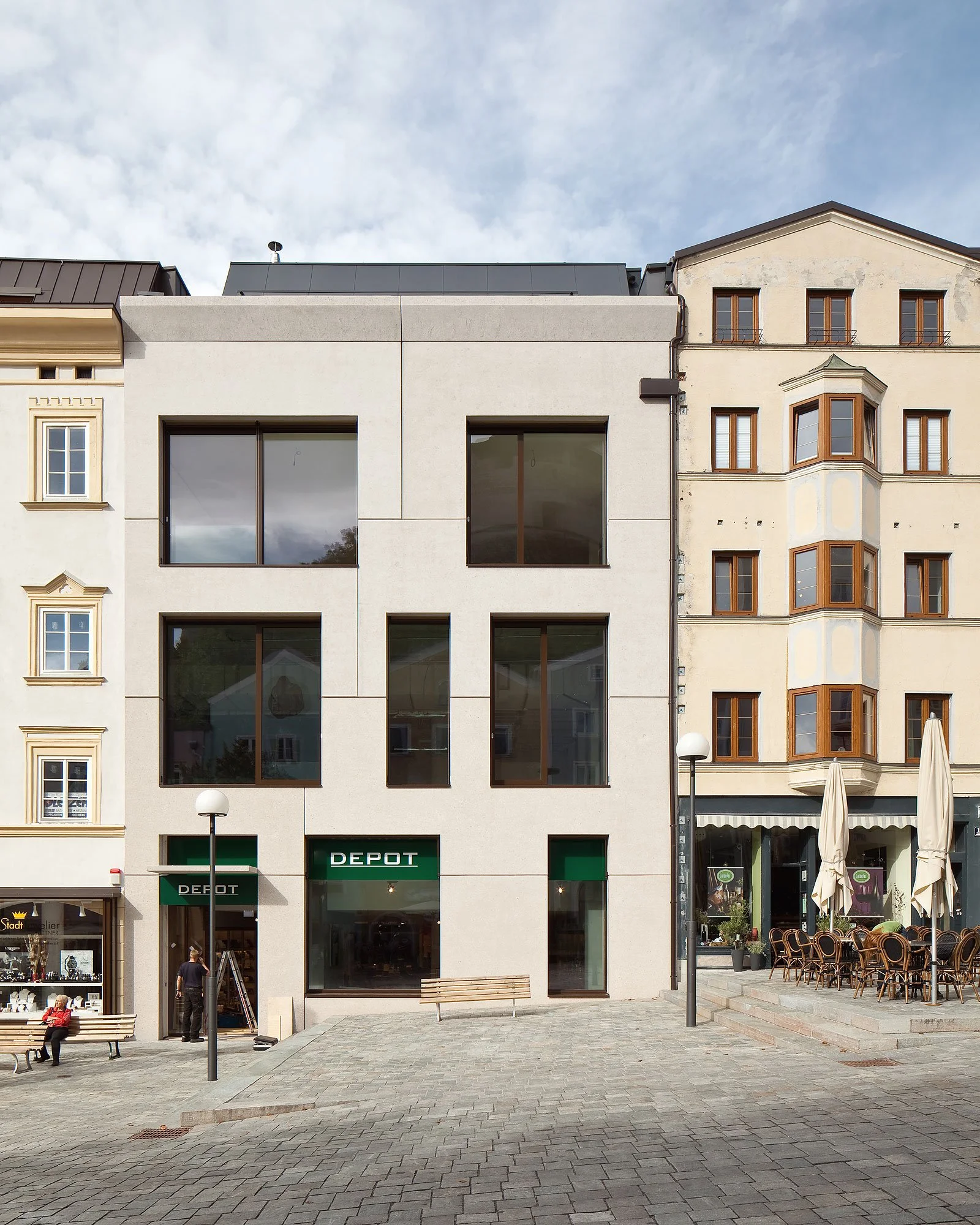 Stadtzentrum Kufstein, Kufstein, Daniel Fügenschuh, Christian Flatscher, Architekturfotografie, Fotografie, Architektur, Tirol