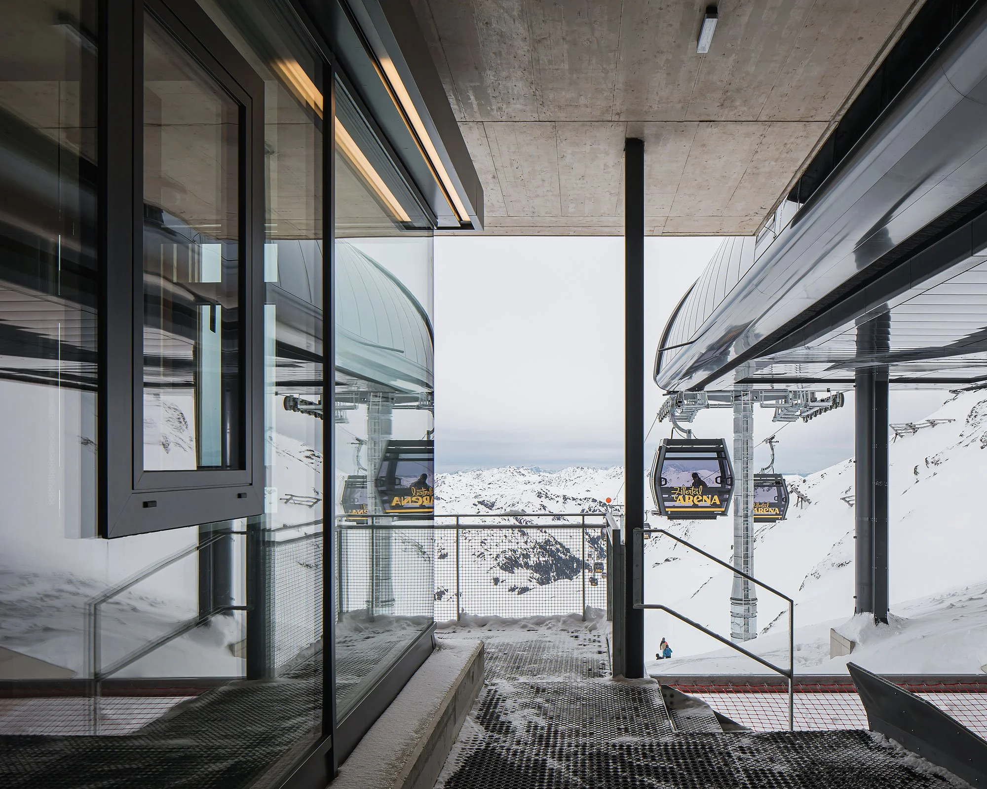 Liftstationen Wilde Krimml und Kapauns, Zell am Ziller, Snohetta Studio Innsbruck, Christian Flatscher, Architekturfotografie, Fotografie, Architektur, Tirol