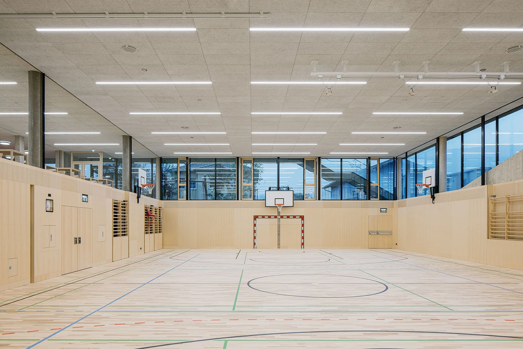 Bildungszentrum Terfens, Terfens, Heinlein Zierl Architekten, Michael Heinlein, Alois Zierl, Christian Flatscher, Architekturfotografie, Fotografie, Architektur, Tirol