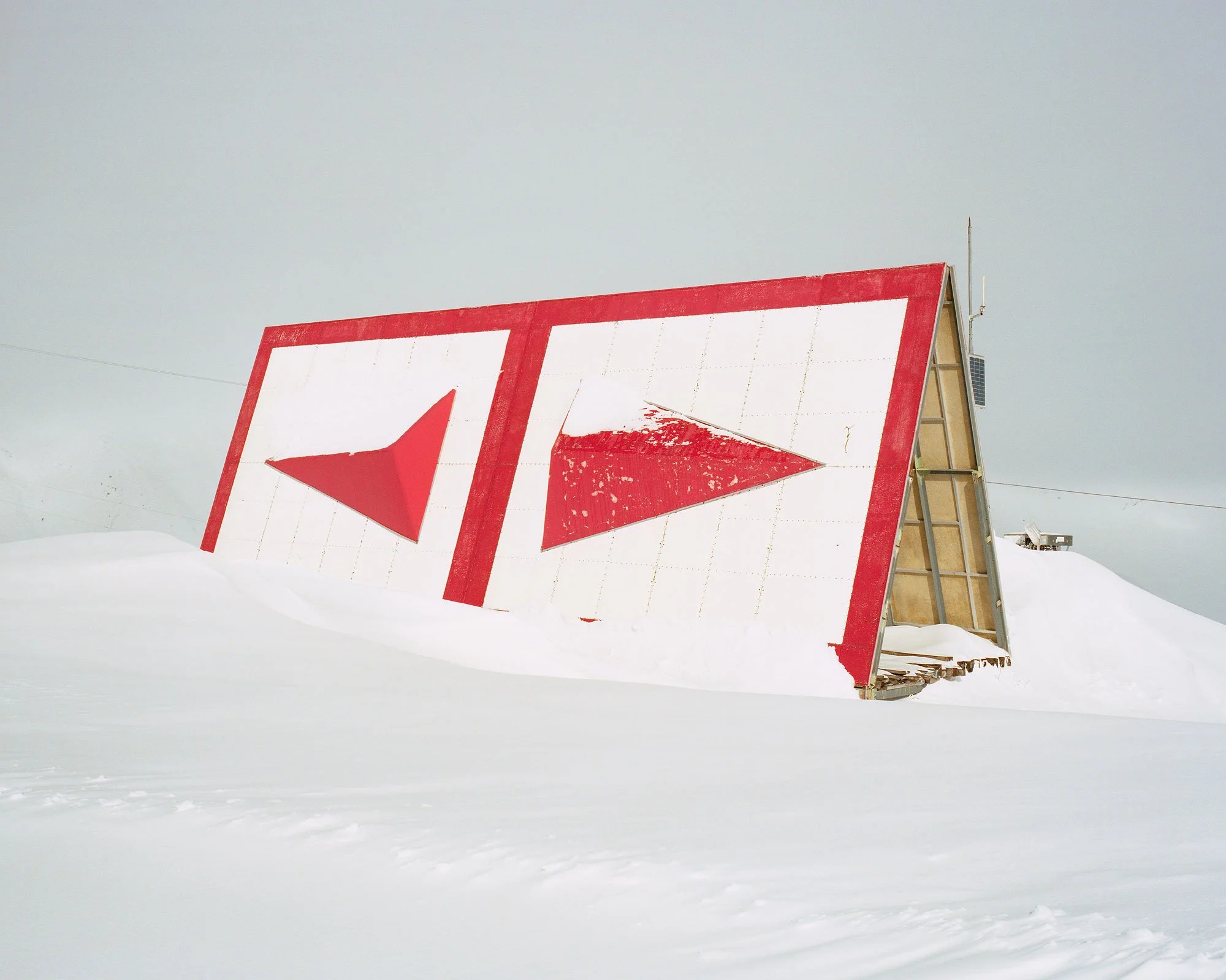 Flugsicherung, Galzig, St. Anton am Arlberg, Mamiya 7, analoge Fotografie, Christian Flatscher