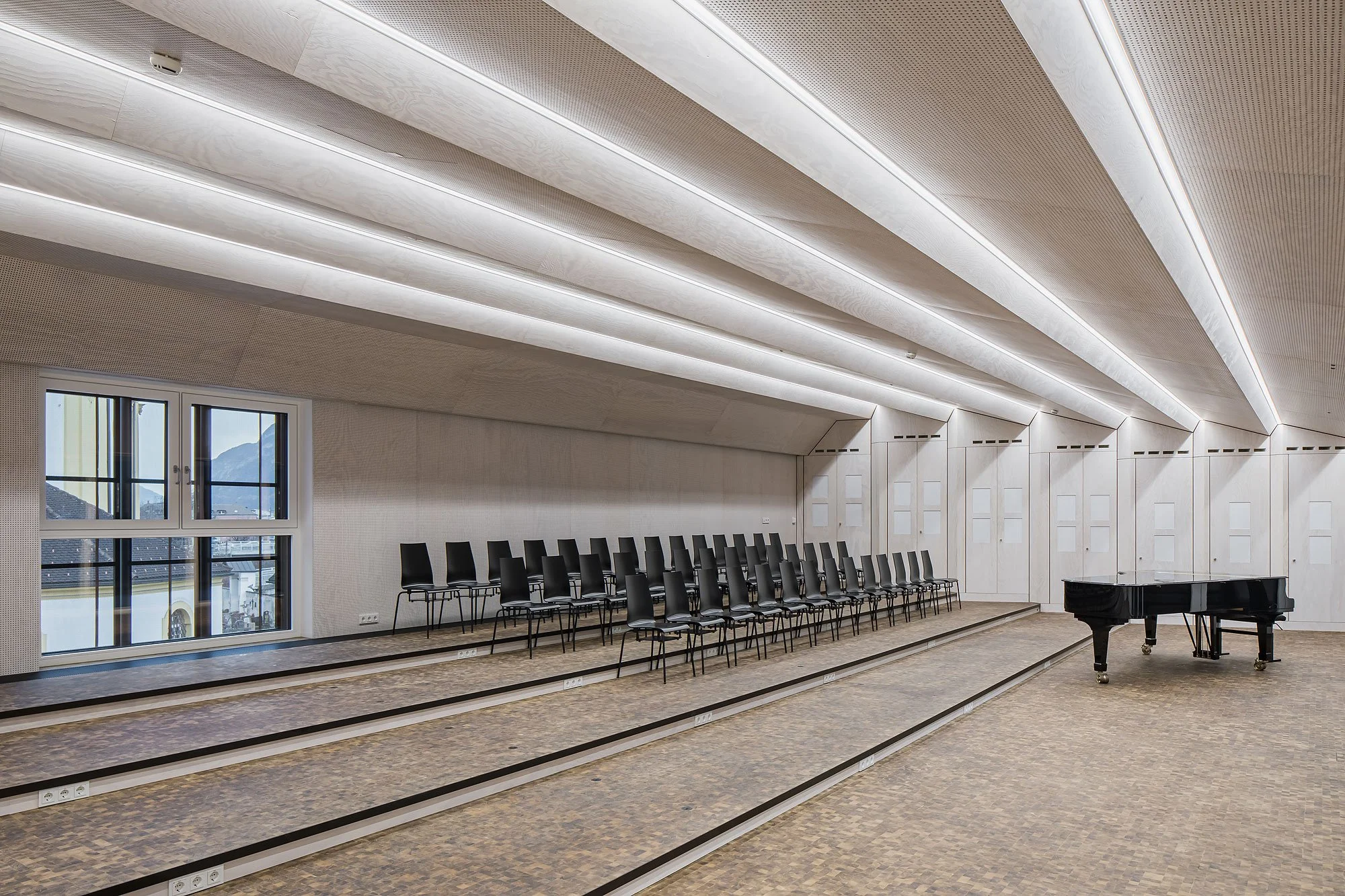Klangkörper Wilten, Innsbruck, Studio 23 Architektur, Gutmann, Stift Wilten, Wiltener Sängerknaben, Christian Flatscher, Architekturfotografie, Fotografie, Architektur, Tirol