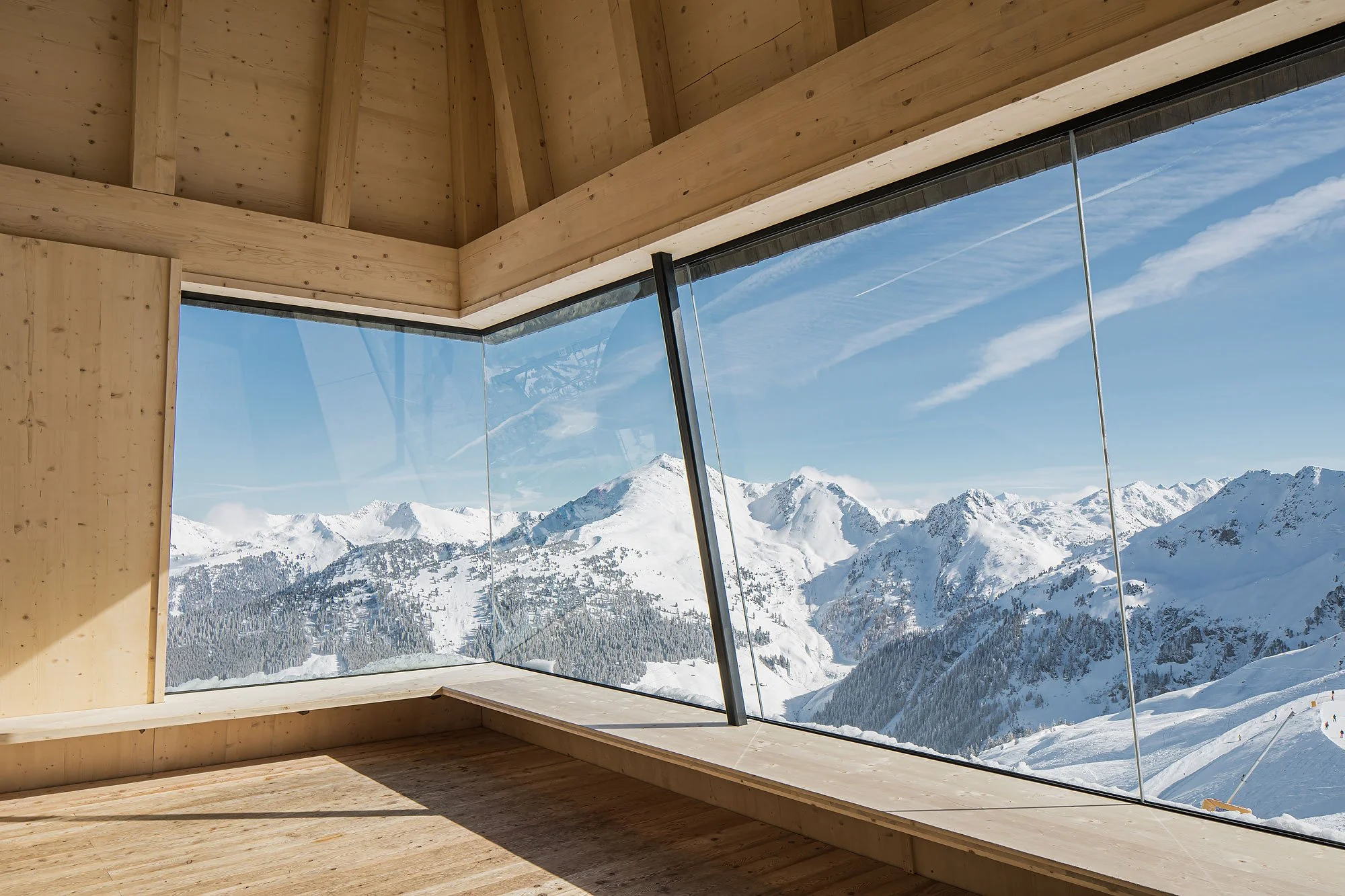 Hornbahn 2000, Alpbachtal, Snohetta Studio Innsbruck, Christian Flatscher, Architekturfotografie, Fotografie, Architektur, Tirol