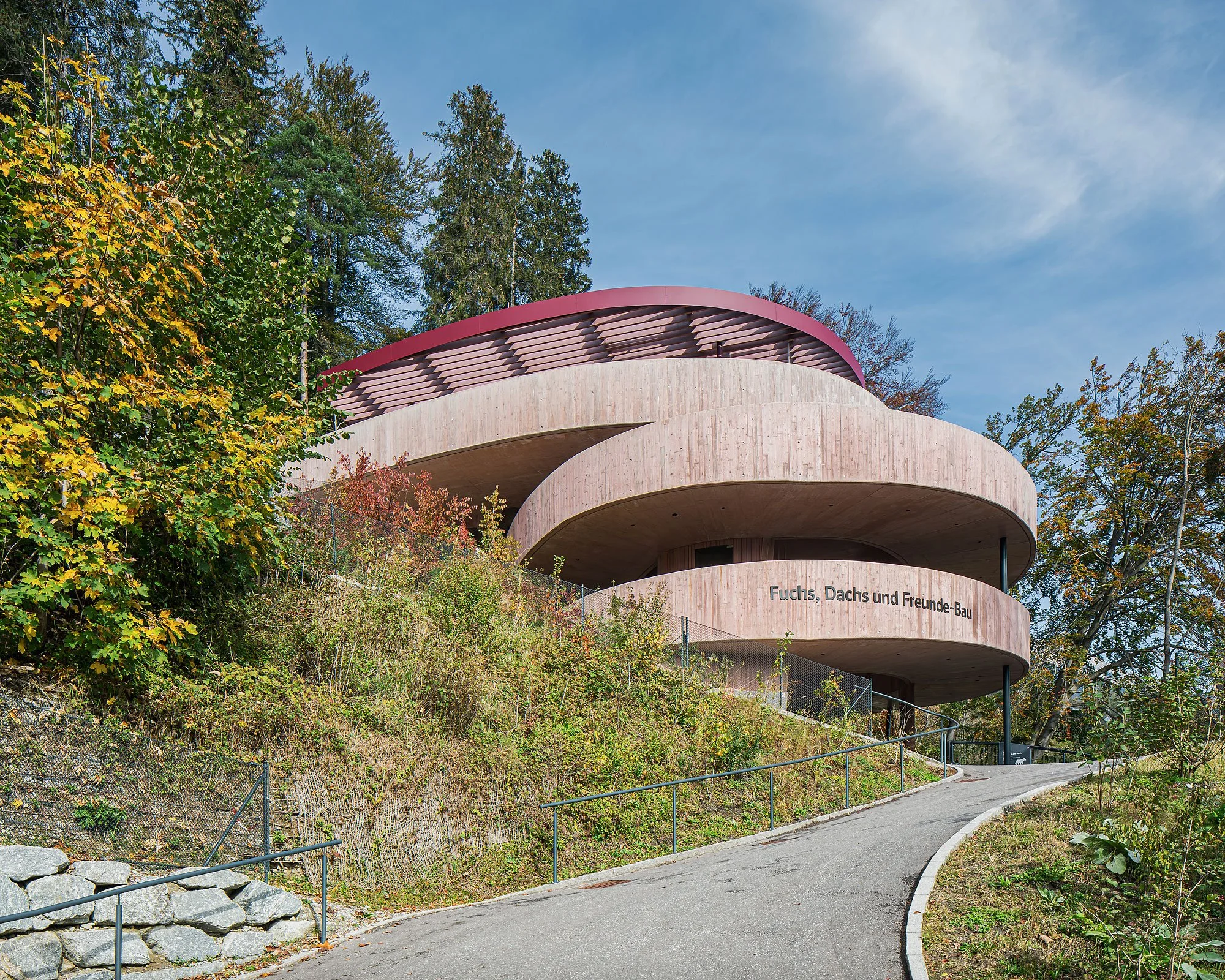 Fuchs- und Dachsgehege, Innsbruck, Mahore Architekten, Alpenzoo, Christian Flatscher, Architekturfotografie, Fotografie, Architektur, Tirol