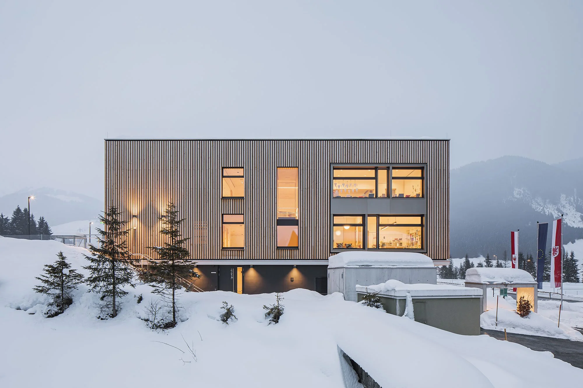 Bildungszentrum Gerlos, Gerlos, Unisono Architekten, Christian Flatscher, Architekturfotografie, Fotografie, Architektur, Tirol