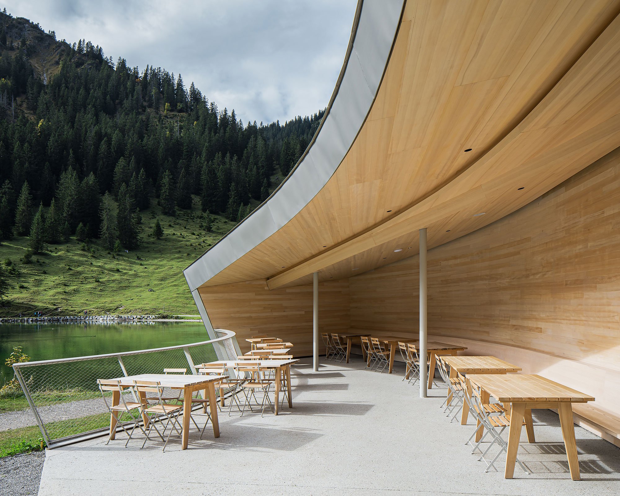 Gasthaus Vilsalpsee, Tannheim, Mario Gasser, Christian Flatscher, Architekturfotografie, Fotografie, Architektur, Tirol