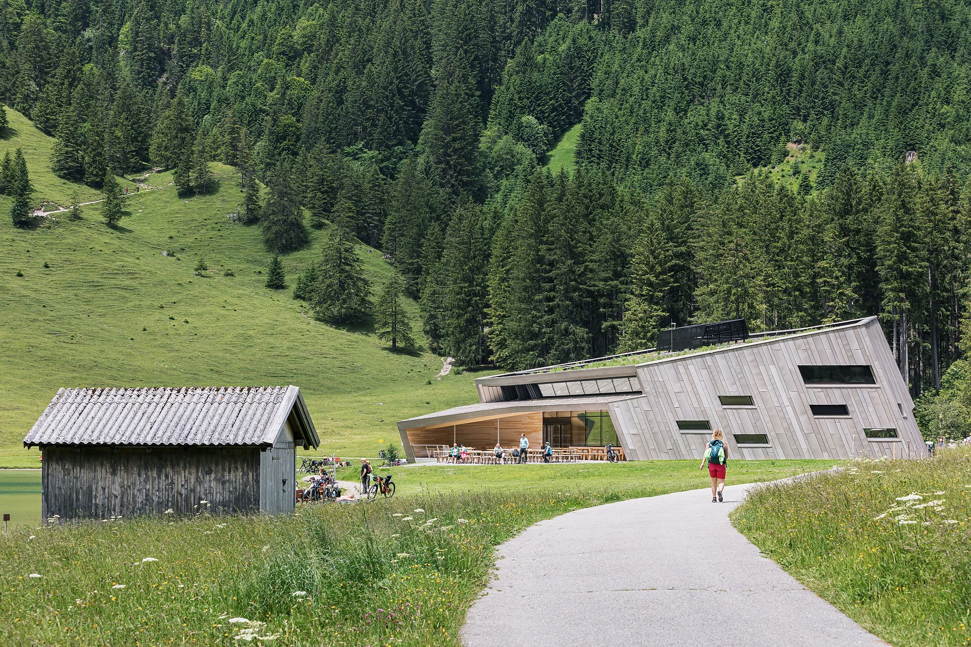 Gasthaus Vilsalpsee, Tannheim, Mario Gasser, Christian Flatscher, Architekturfotografie, Fotografie, Architektur, Tirol