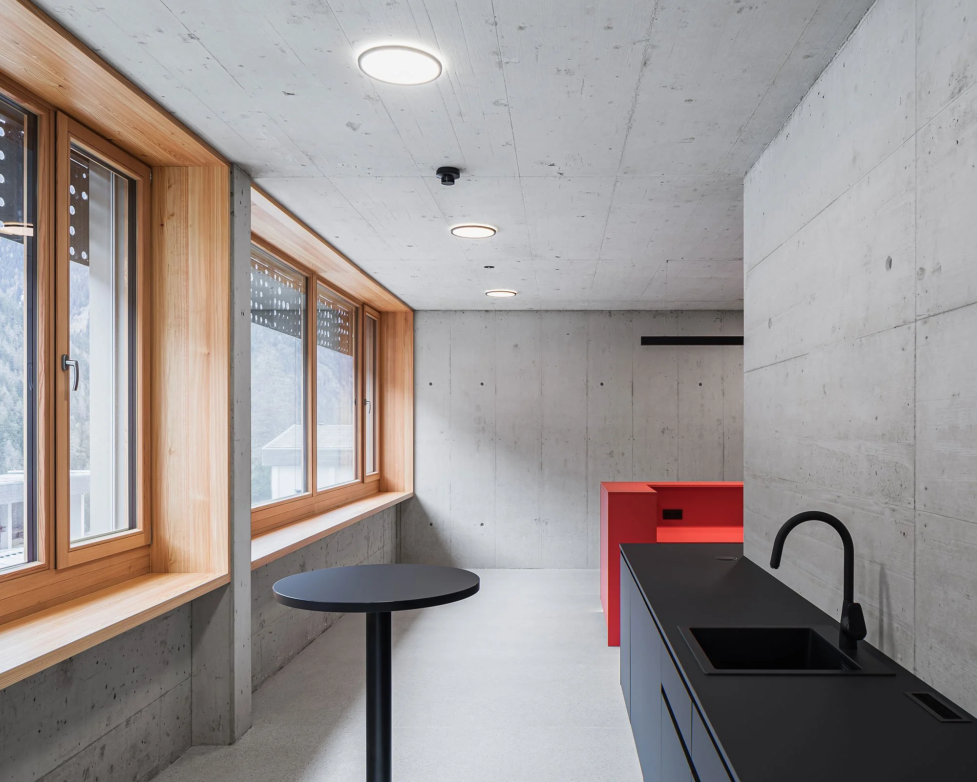 Firmenzentrale Auer Bau, Umhausen, Mario Gasser, Auer Bau, Christian Flatscher, Architekturfotografie, Fotografie, Architektur, Tirol