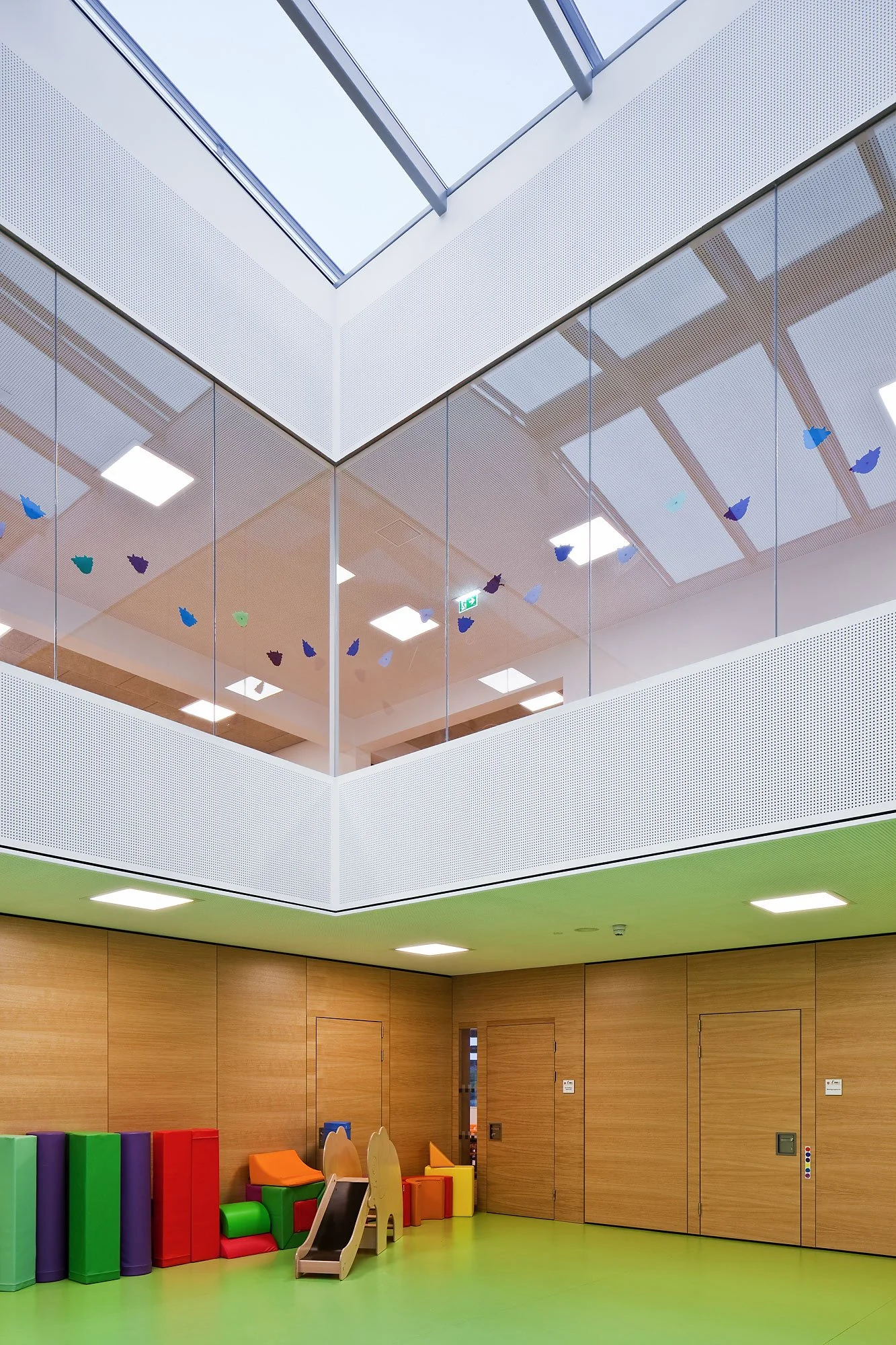 Volksschule St. Leonhard, St. Leonhard im Pitztal, Stoll Wagner Architekten, Philipp Stoll, Reinhard Wagner, Christian Flatscher, Architekturfotografie, Fotografie, Architektur, Tirol