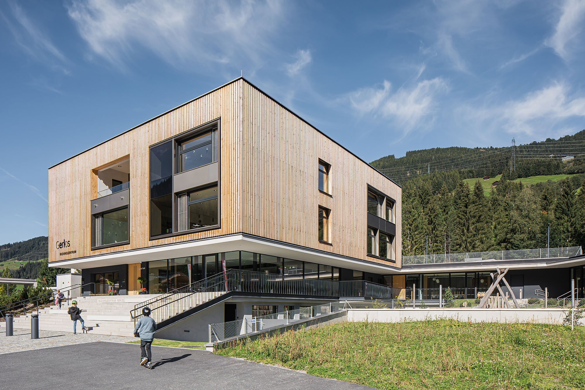 Bildungszentrum Gerlos, Gerlos, Unisono Architekten, Christian Flatscher, Architekturfotografie, Fotografie, Architektur, Tirol