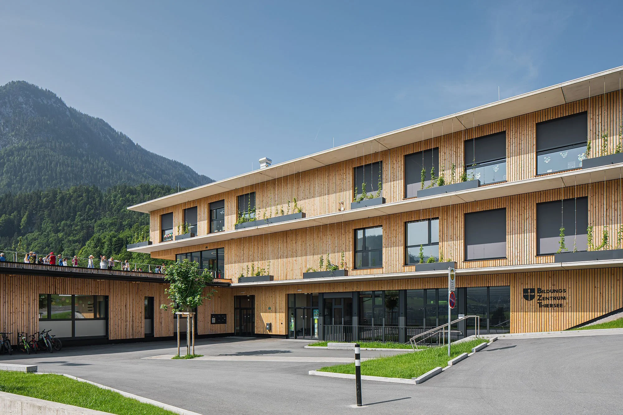 Bildungszentrum Thiersee, Thiersee, Studio 23 Architektur, Christian Flatscher, Architekturfotografie, Fotografie, Architektur, Tirol