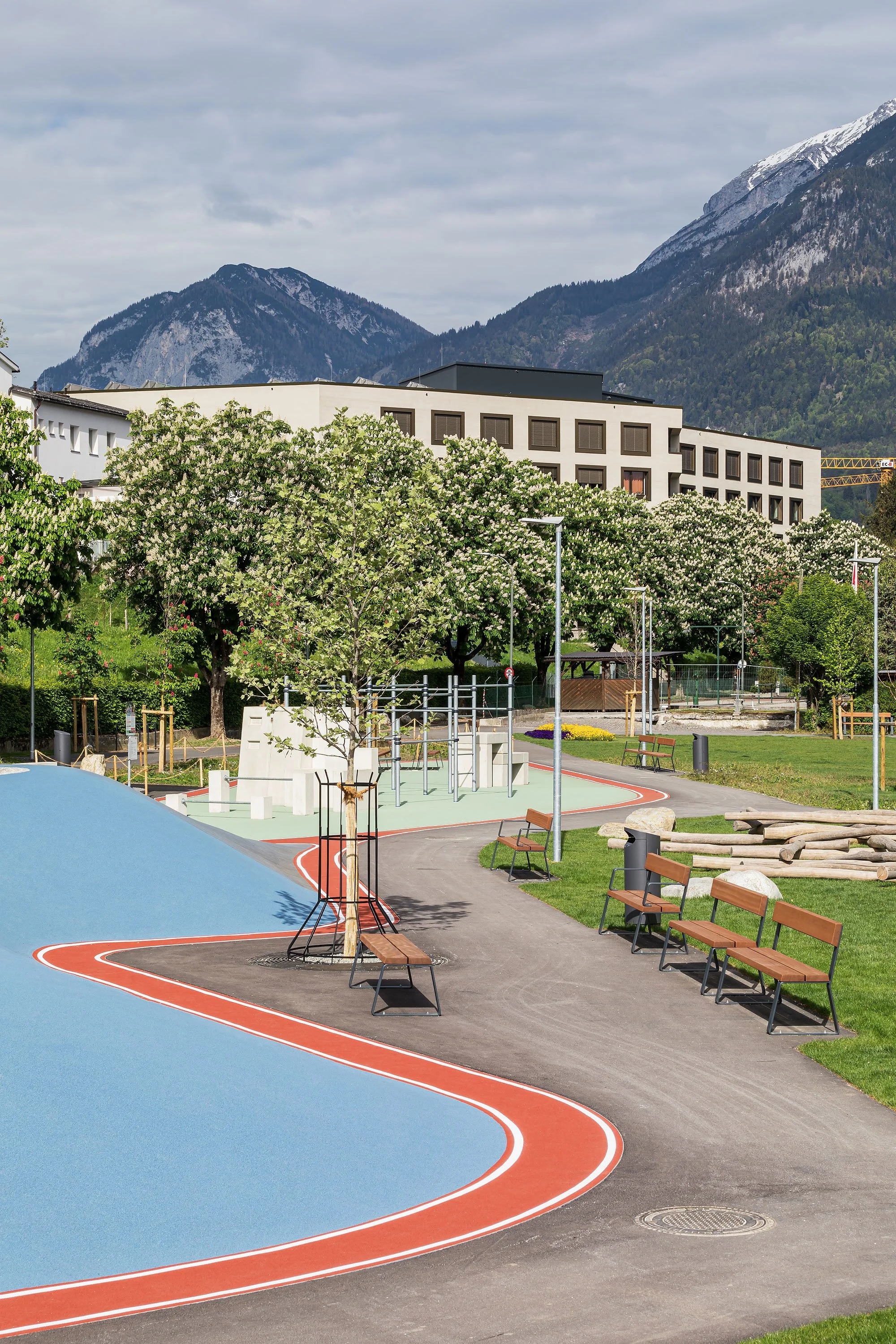 Park in Pradl, Innsbruck, Kieran Fraser Landscape Design, Kieran Fraser, Christian Flatscher, Architekturfotografie, Fotografie, Landschaftsarchitektur, Tirol