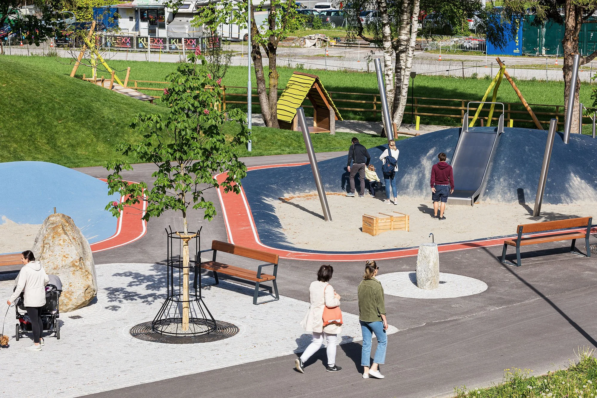 Park in Pradl, Innsbruck, Kieran Fraser Landscape Design, Kieran Fraser, Christian Flatscher, Architekturfotografie, Fotografie, Landschaftsarchitektur, Tirol