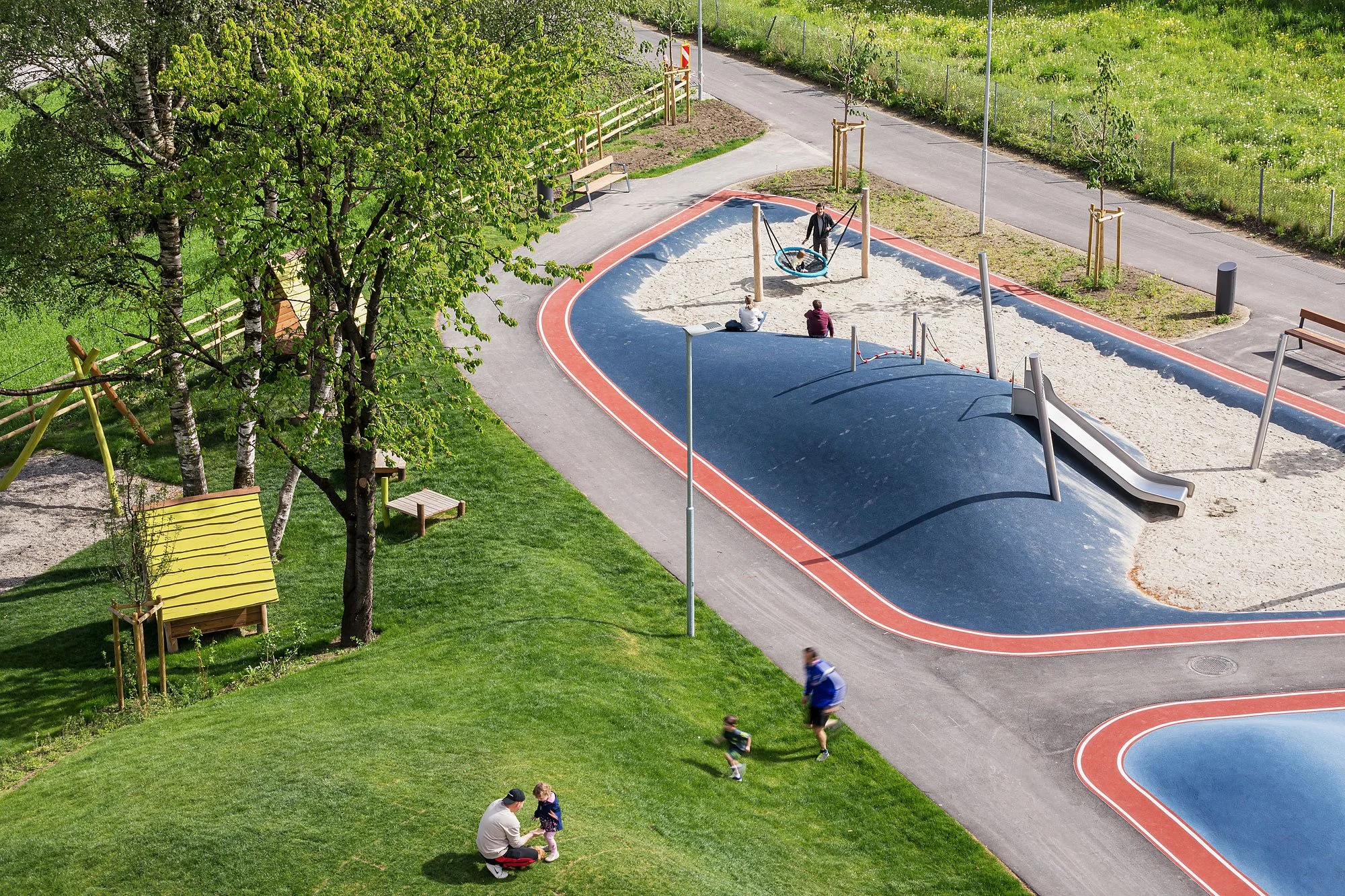 Park in Pradl, Innsbruck, Kieran Fraser Landscape Design, Kieran Fraser, Christian Flatscher, Architekturfotografie, Fotografie, Landschaftsarchitektur, Tirol