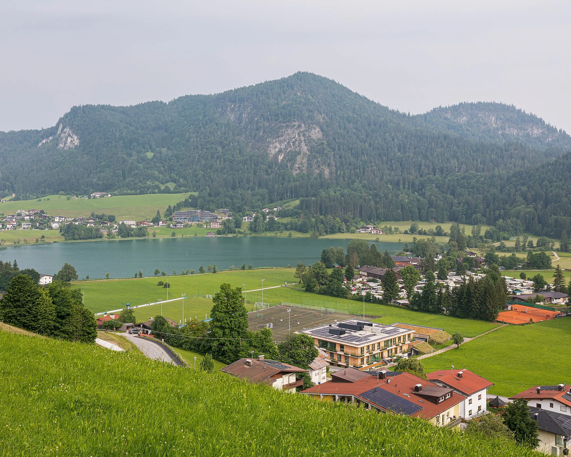 Bildungszentrum Thiersee, Thiersee, Studio 23 Architektur, Christian Flatscher, Architekturfotografie, Fotografie, Architektur, Tirol
