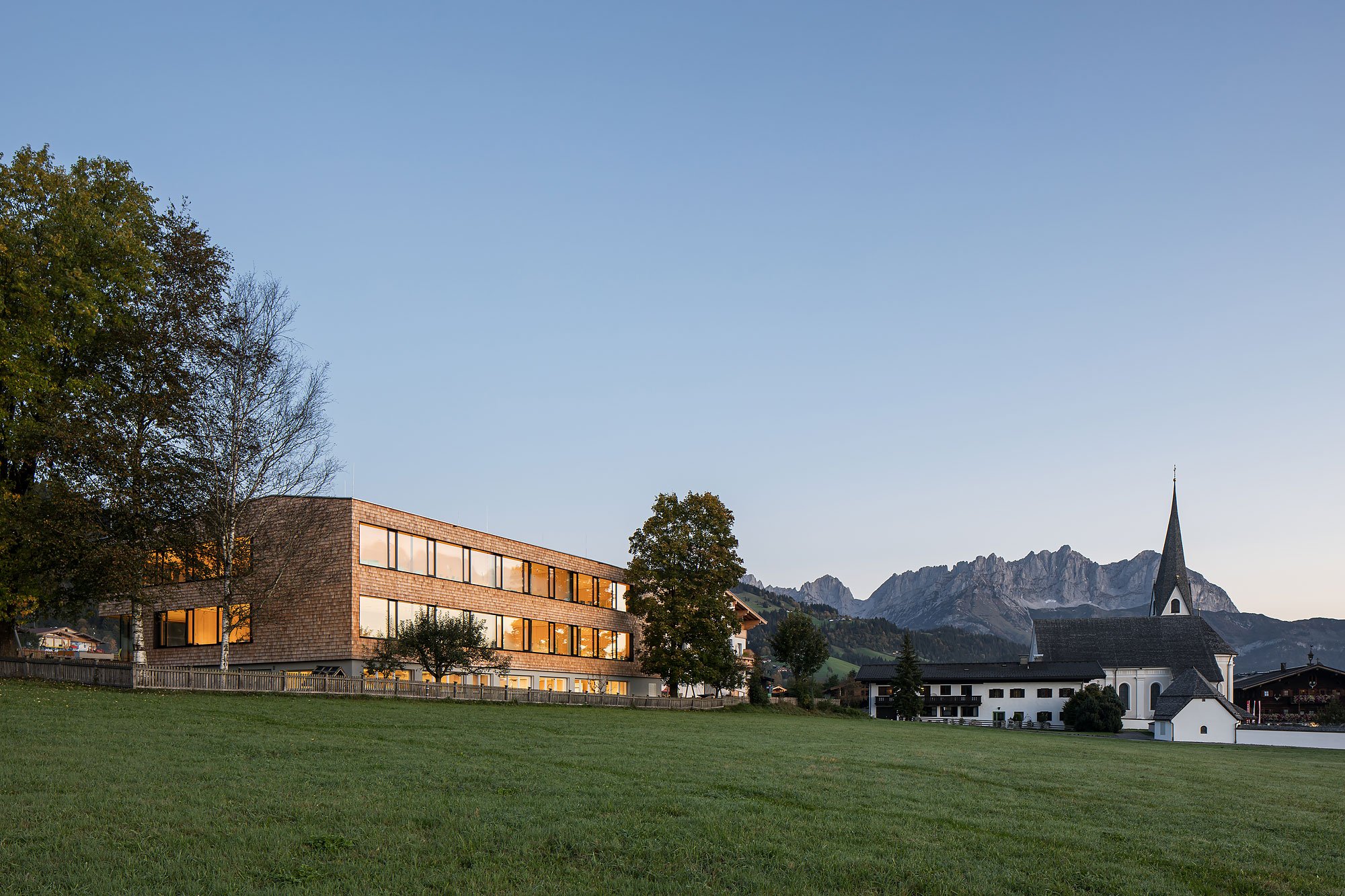 Bildungszentrum Reith, Reith bei Kitzbühel, Tabernig Zierl Architekten, Martin Tabernig, Alois Zierl, Christian Flatscher, Architekturfotografie, Fotografie, Architektur, Tirol
