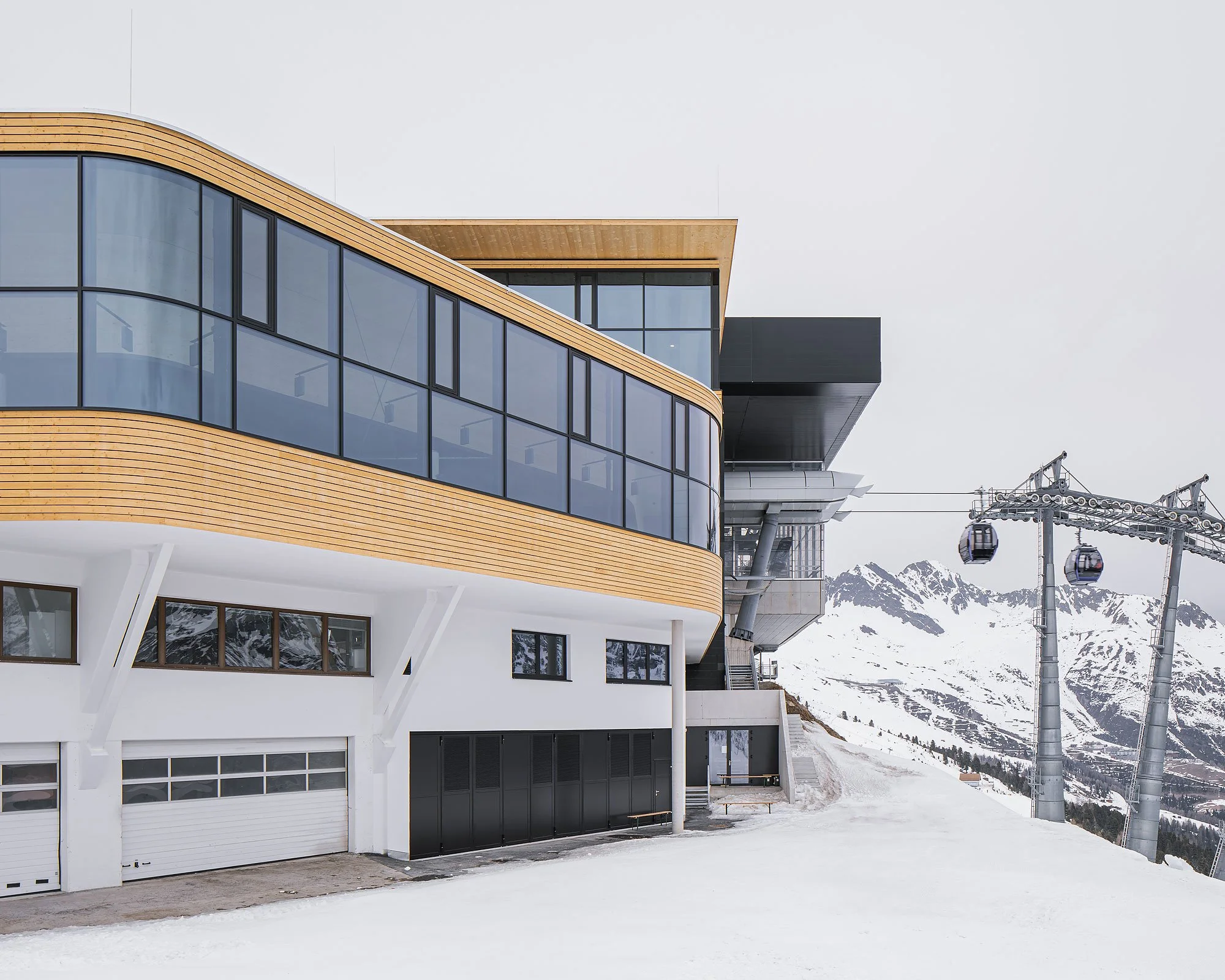 Mittelstation Gaislachkogl, Sölden, Obermoser + Partner Architekten, Christian Flatscher, Architekturfotografie, Fotografie, Architektur, Tirol