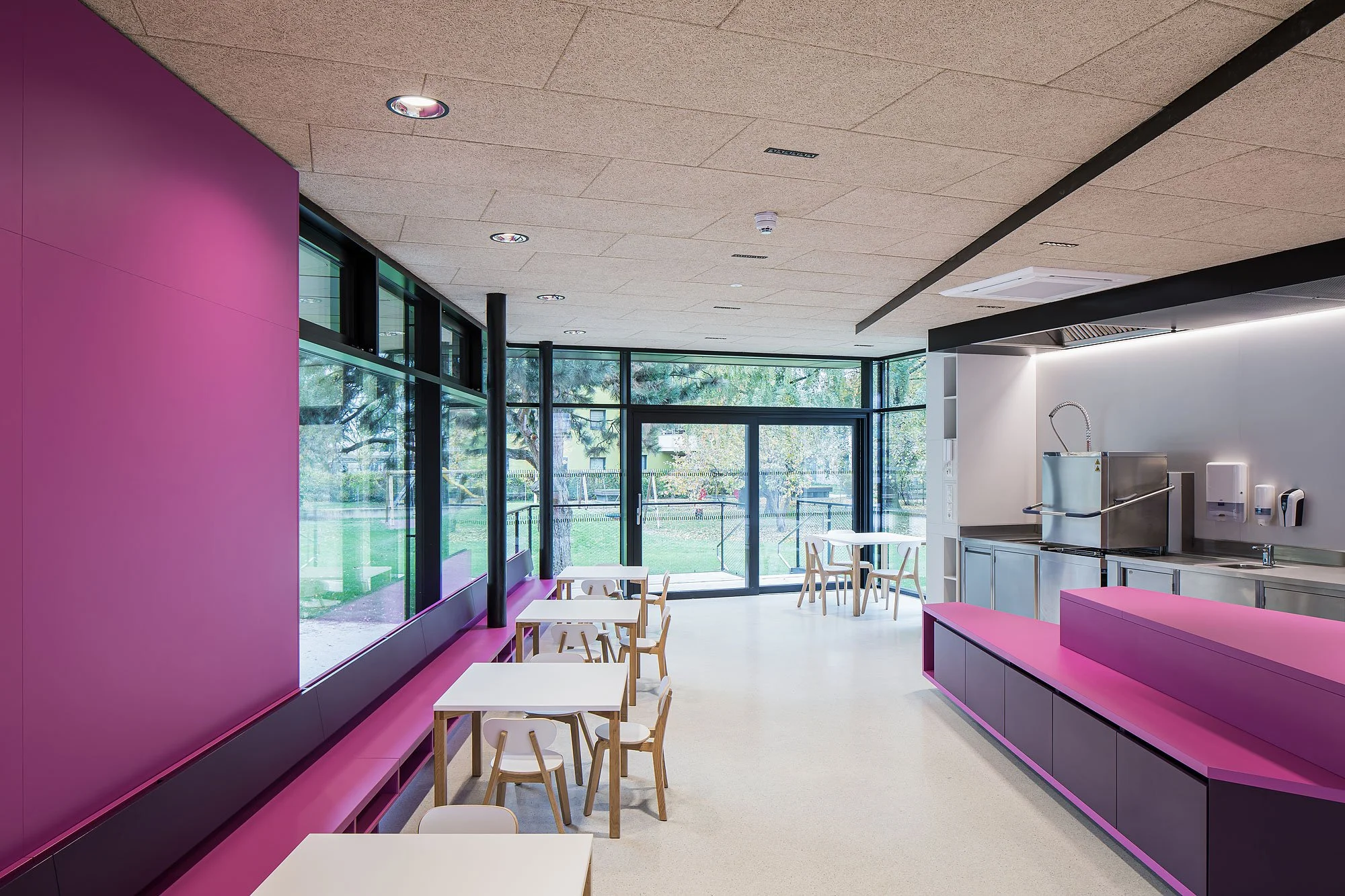 Kindergarten Reichenau Süd, Innsbruck, Mario Gasser, IIG, Christian Flatscher, Architekturfotografie, Fotografie, Architektur, Tirol