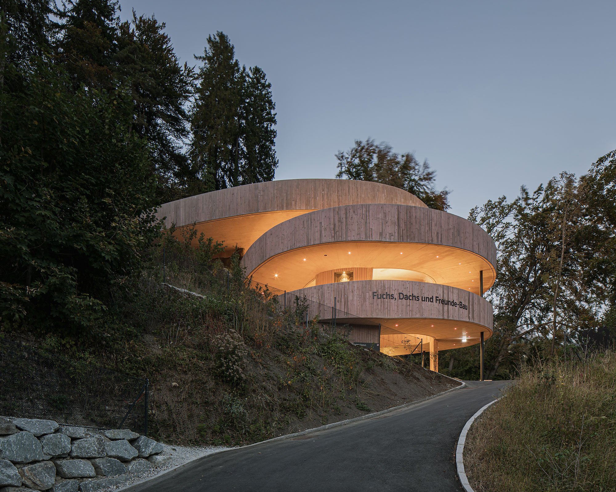 Fuchs- und Dachsgehege, Innsbruck, Mahore Architekten, Alpenzoo, Christian Flatscher, Architekturfotografie, Fotografie, Architektur, Tirol