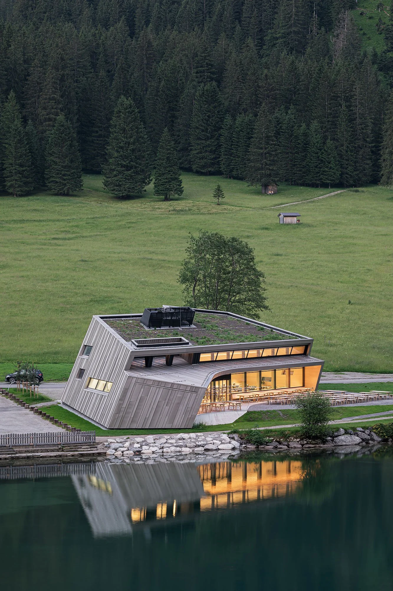 Gasthaus Vilsalpsee, Tannheim, Mario Gasser, Christian Flatscher, Architekturfotografie, Fotografie, Architektur, Tirol