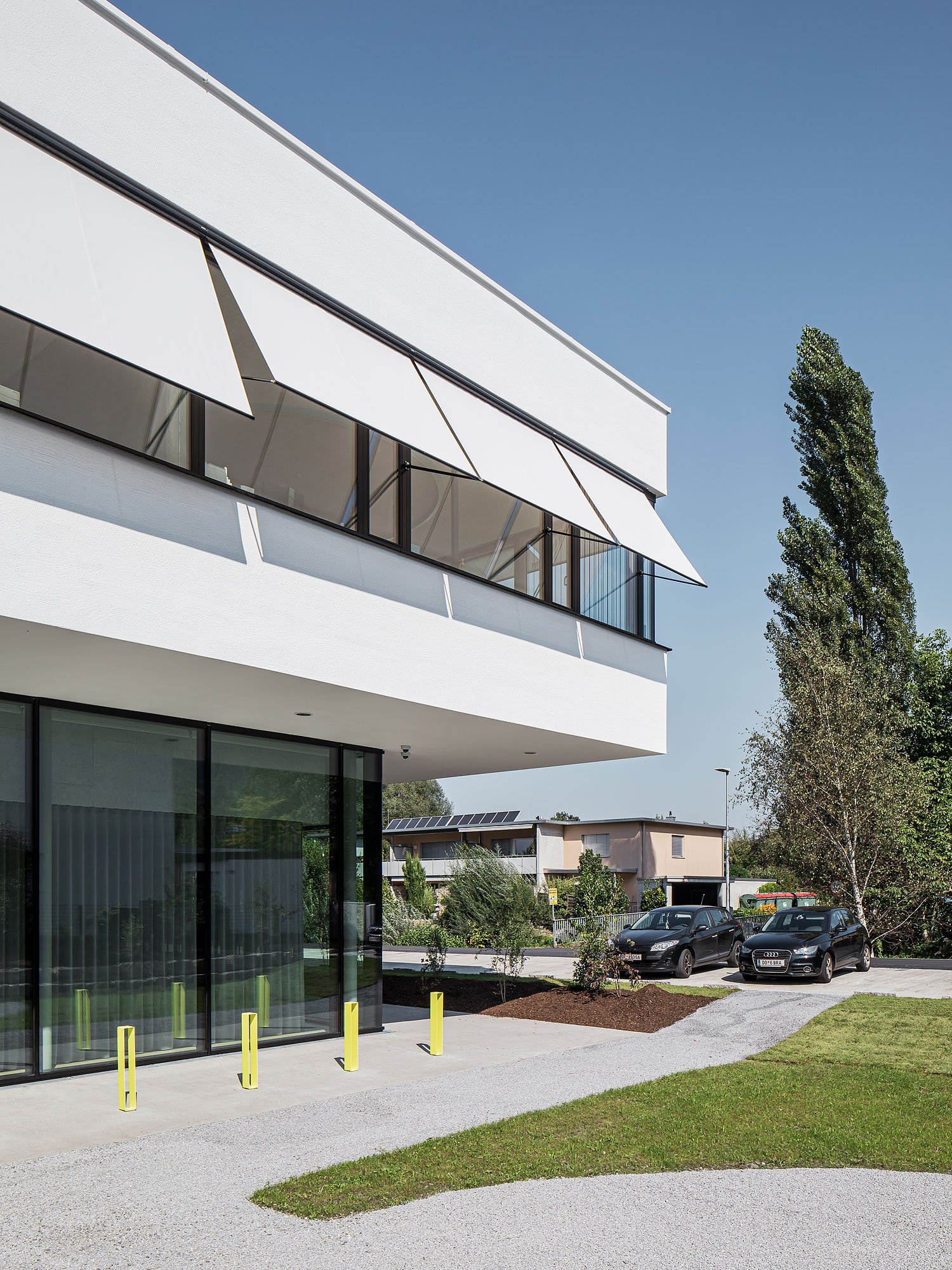 Volksschule Schwefel, Hohenems, Tabernig Zierl Architekten, Martin Tabernig, Alois Zierl, Christian Flatscher, Architekturfotografie, Fotografie, Architektur, Vorarlberg