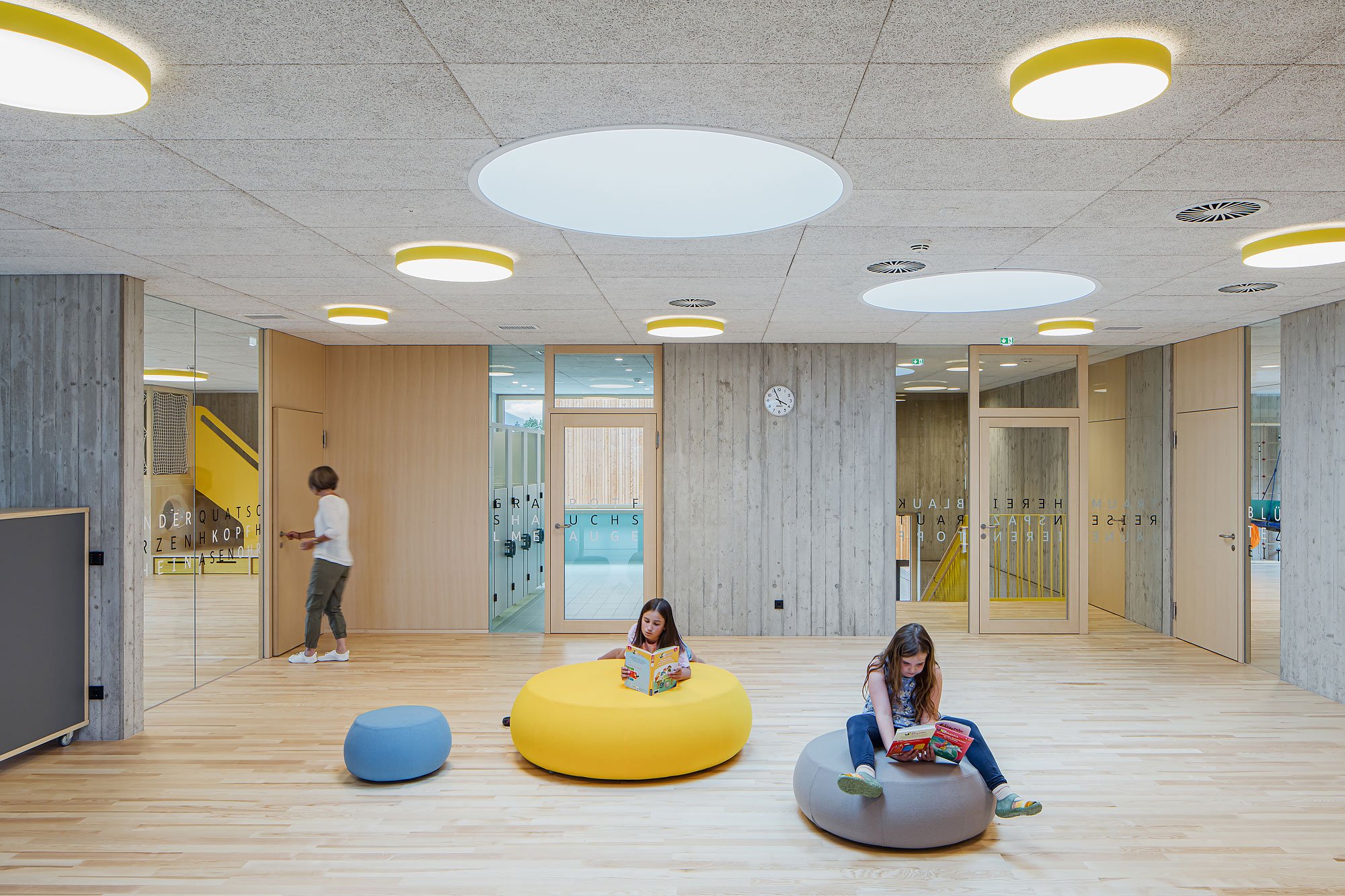 Bildungszentrum Terfens, Terfens, Heinlein Zierl Architekten, Michael Heinlein, Alois Zierl, Christian Flatscher, Architekturfotografie, Fotografie, Architektur, Tirol