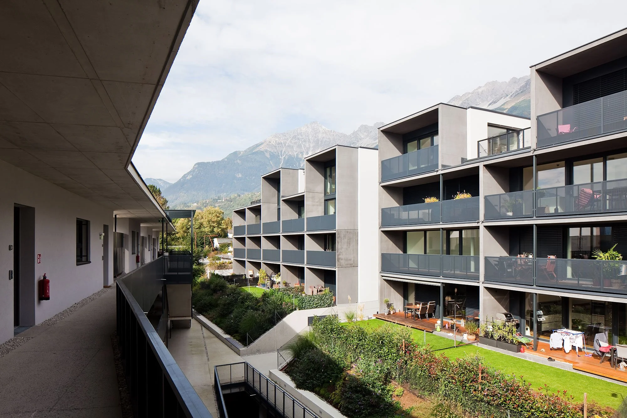 Wohnanlage Kreuzgasse 2, Innsbruck, Lorenz Ateliers, Peter Lorenz, Zima, Christian Flatscher, Architekturfotografie, Fotografie, Architektur, Tirol